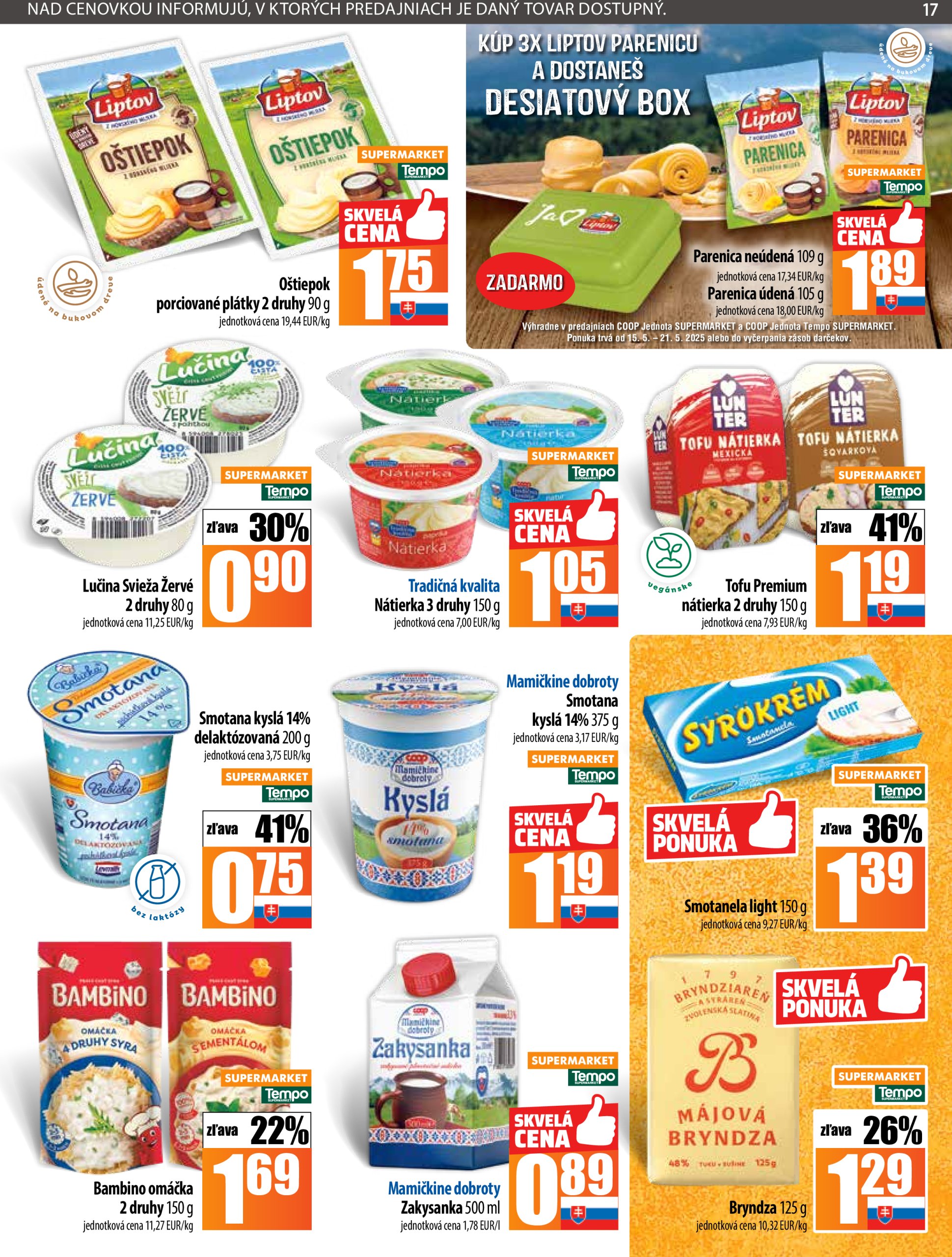 coop-jednota - COOP Jednota leták platný od 15.05. - 21.05. - page: 17