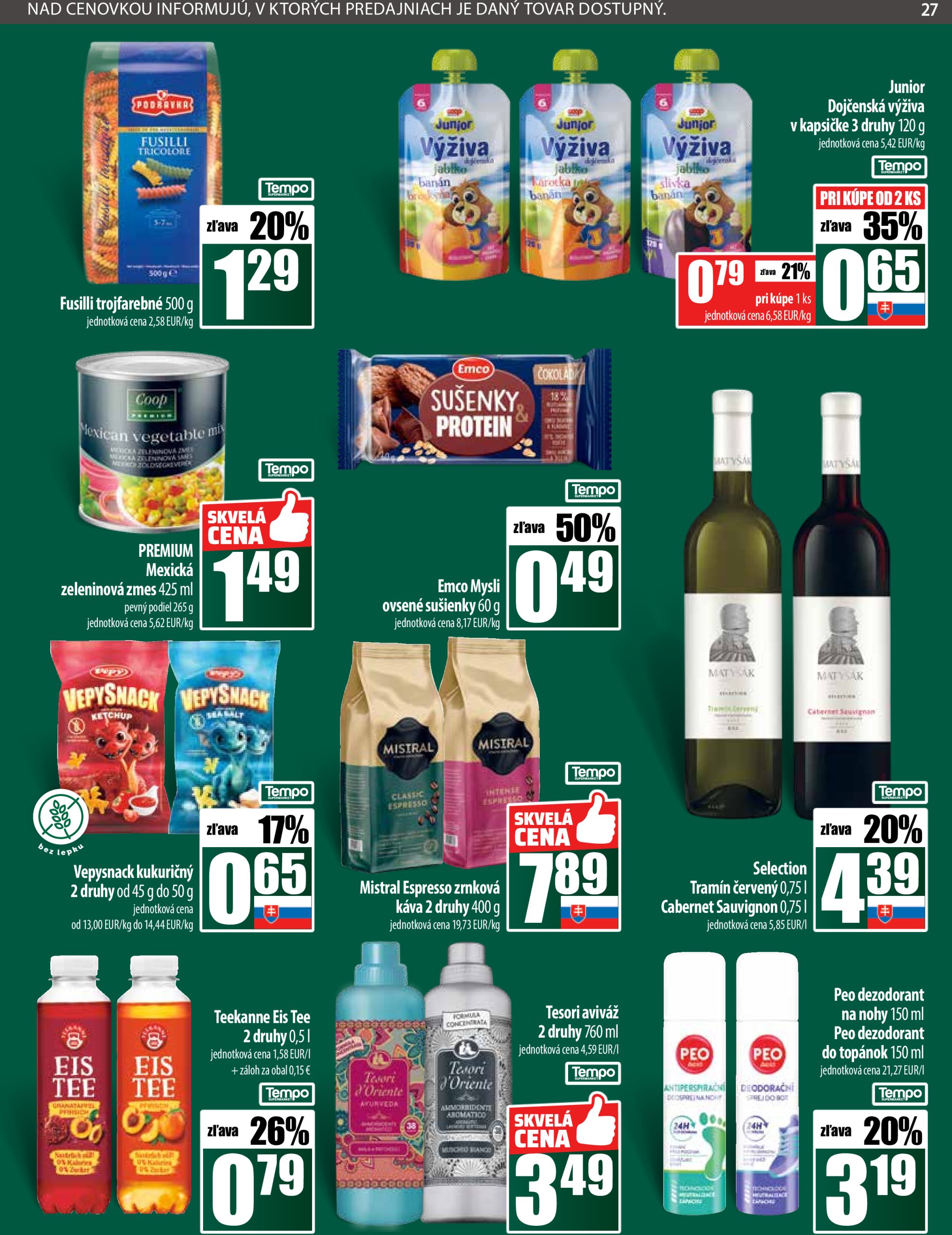 coop-jednota - COOP Jednota leták platný od 15.05. - 21.05. - page: 27