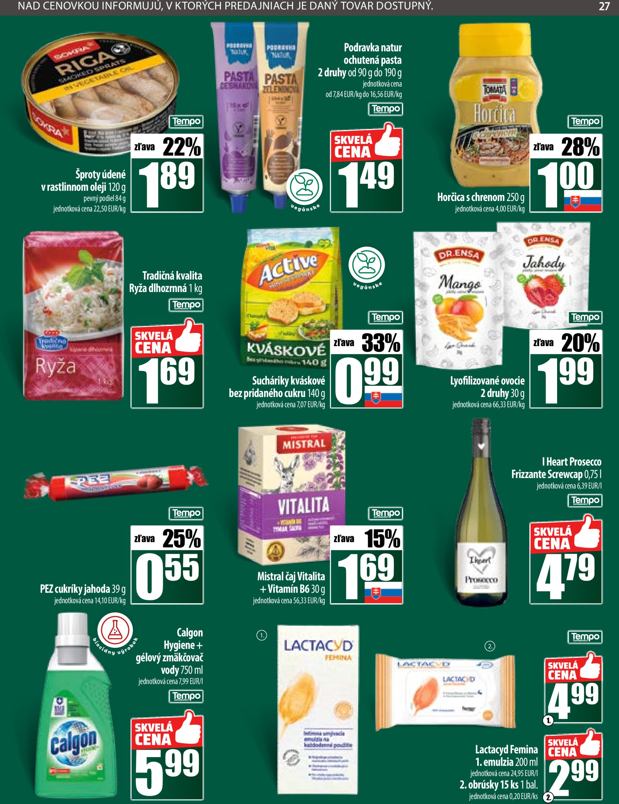 coop-jednota - Leták COOP Jednota platný od 05.06. - 11.06. - page: 27
