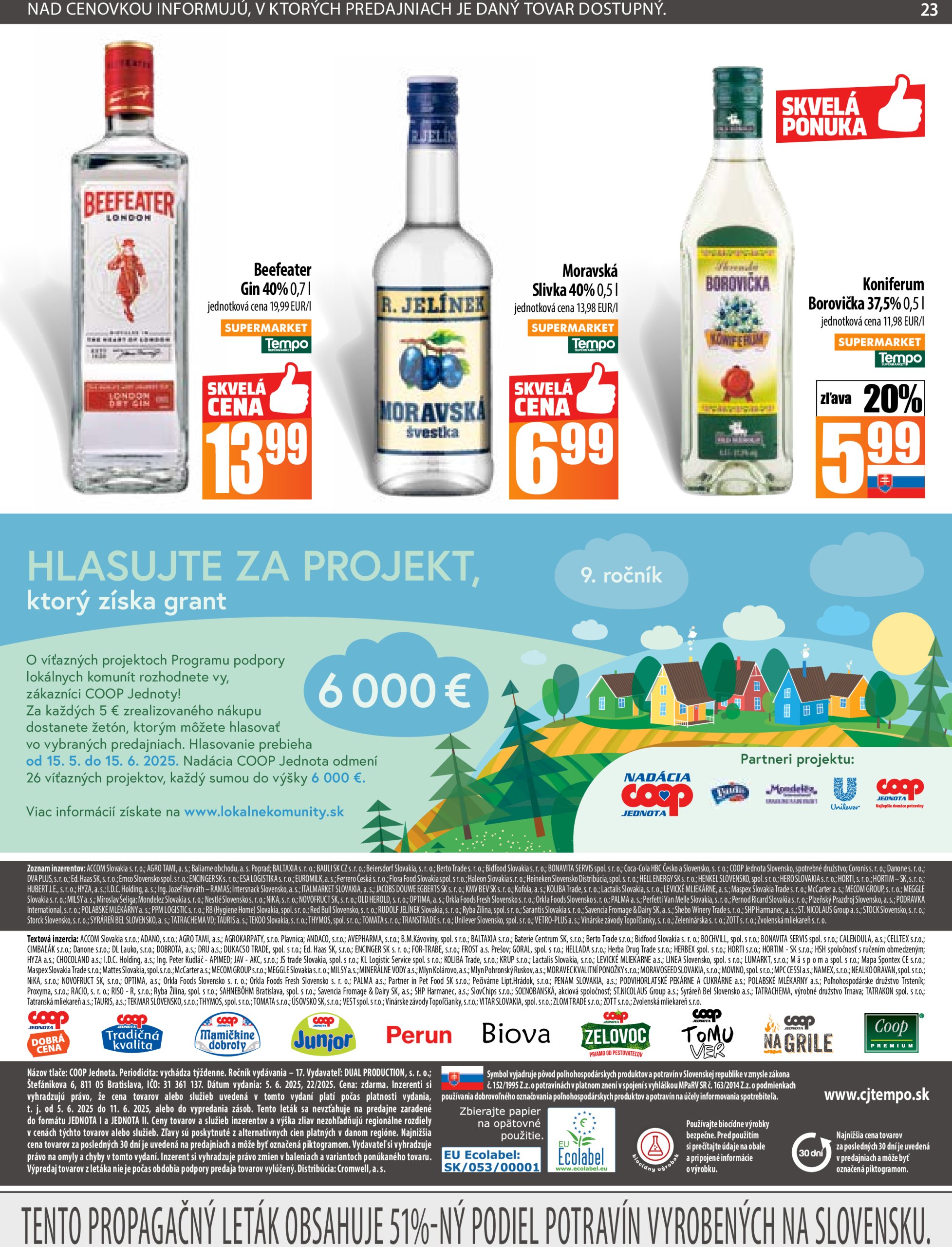 coop-jednota - Leták COOP Jednota platný od 05.06. - 11.06. - page: 23