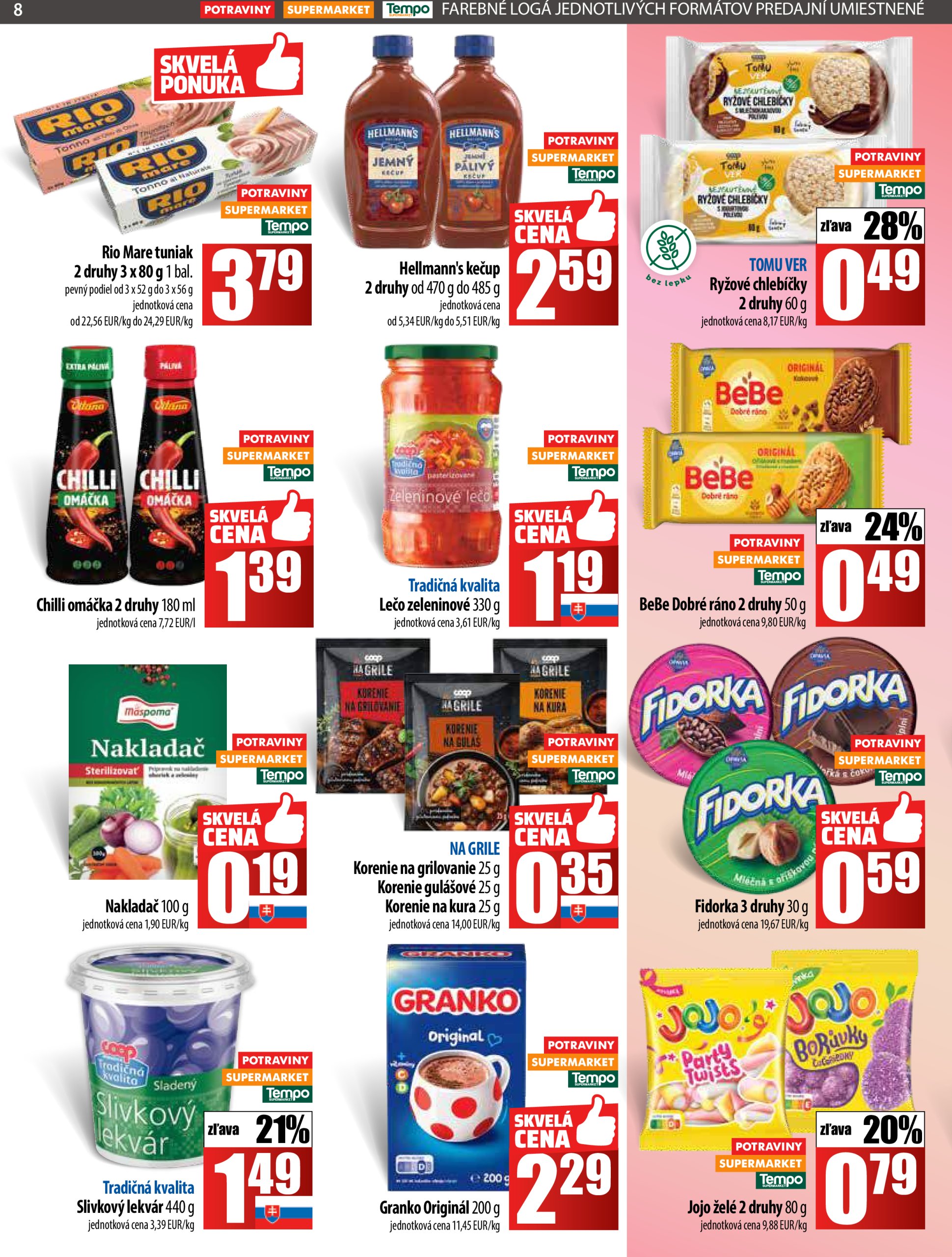 coop-jednota - Leták COOP Jednota - Tempo platný od 12.06. do 18.06. - page: 8