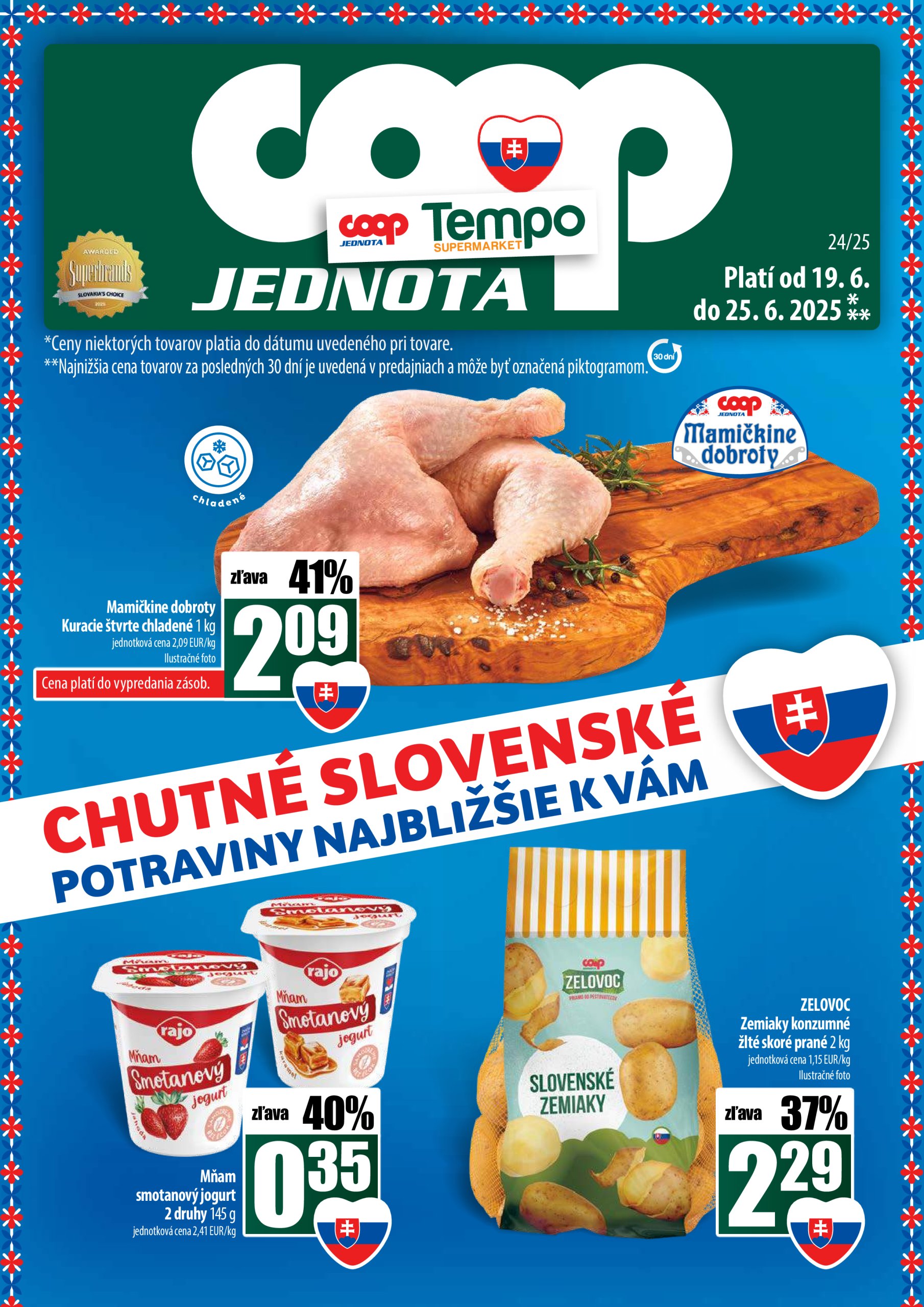 coop-jednota - Leták COOP Jednota - Tempo platný od 19.06. do 25.06. - page: 1 coop-jednota - Leták COOP Jednota - Tempo platný od 19.06. do 25.06. - page: 1