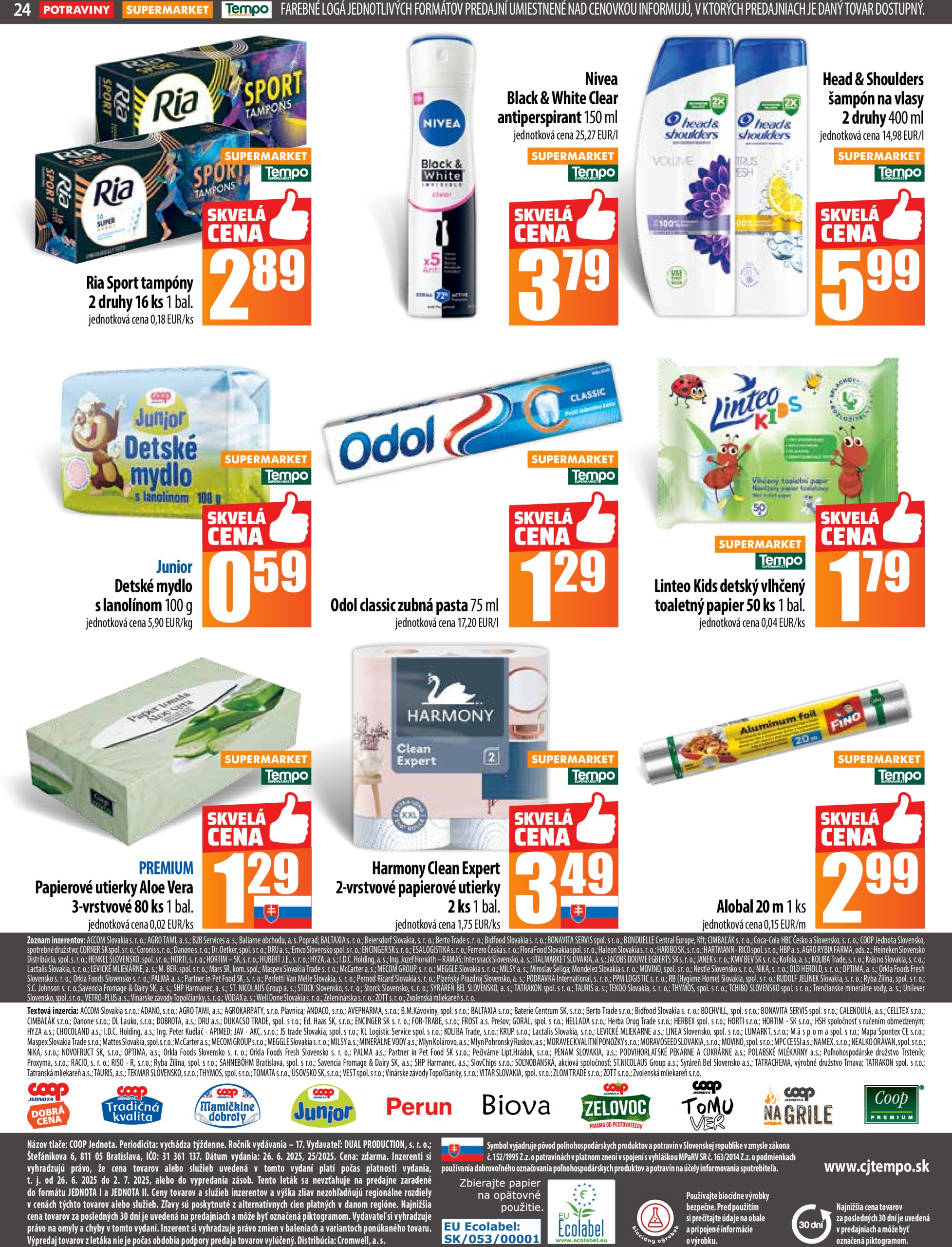 coop-jednota - Leták COOP Jednota platný od 26.06. do 02.07. - page: 24