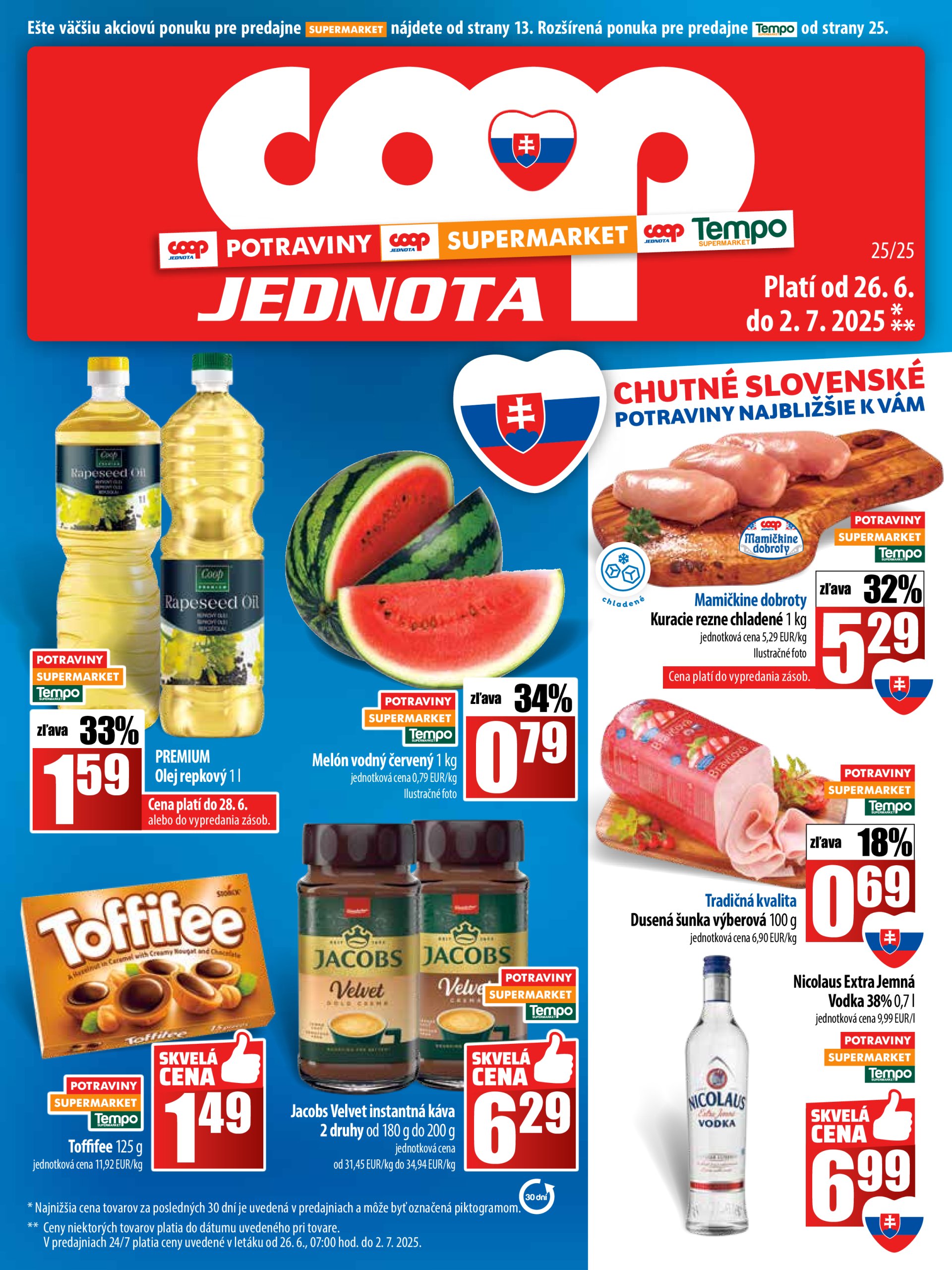 coop-jednota - Leták COOP Jednota platný od 26.06. do 02.07.