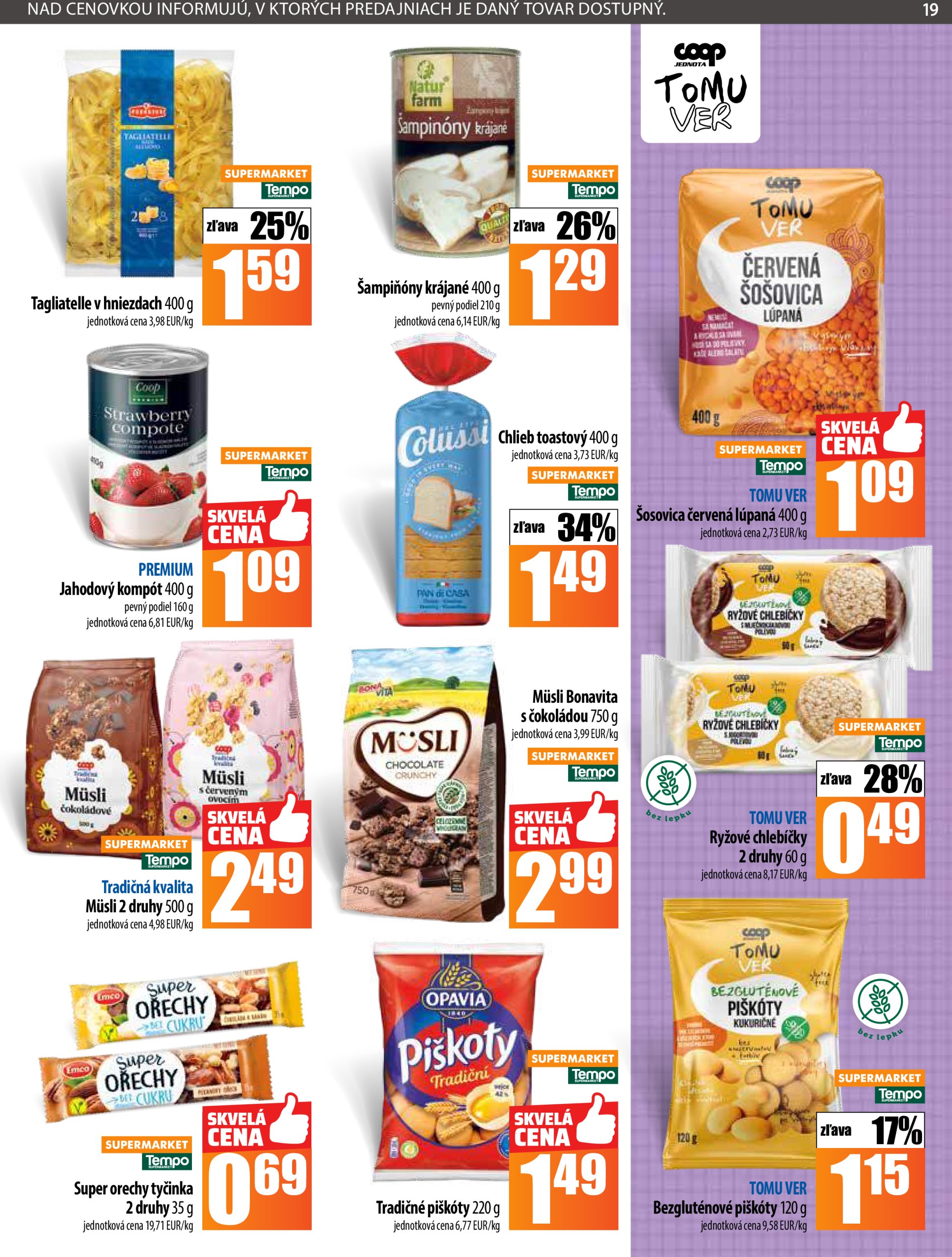 coop-jednota - Leták COOP Jednota platný od 03.07. do 09.07. - page: 19