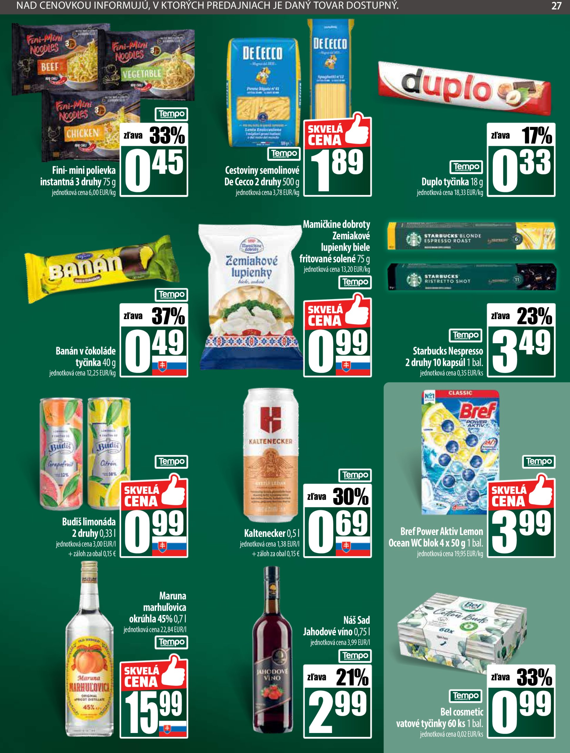 coop-jednota - Leták COOP Jednota platný od 03.07. do 09.07. - page: 27