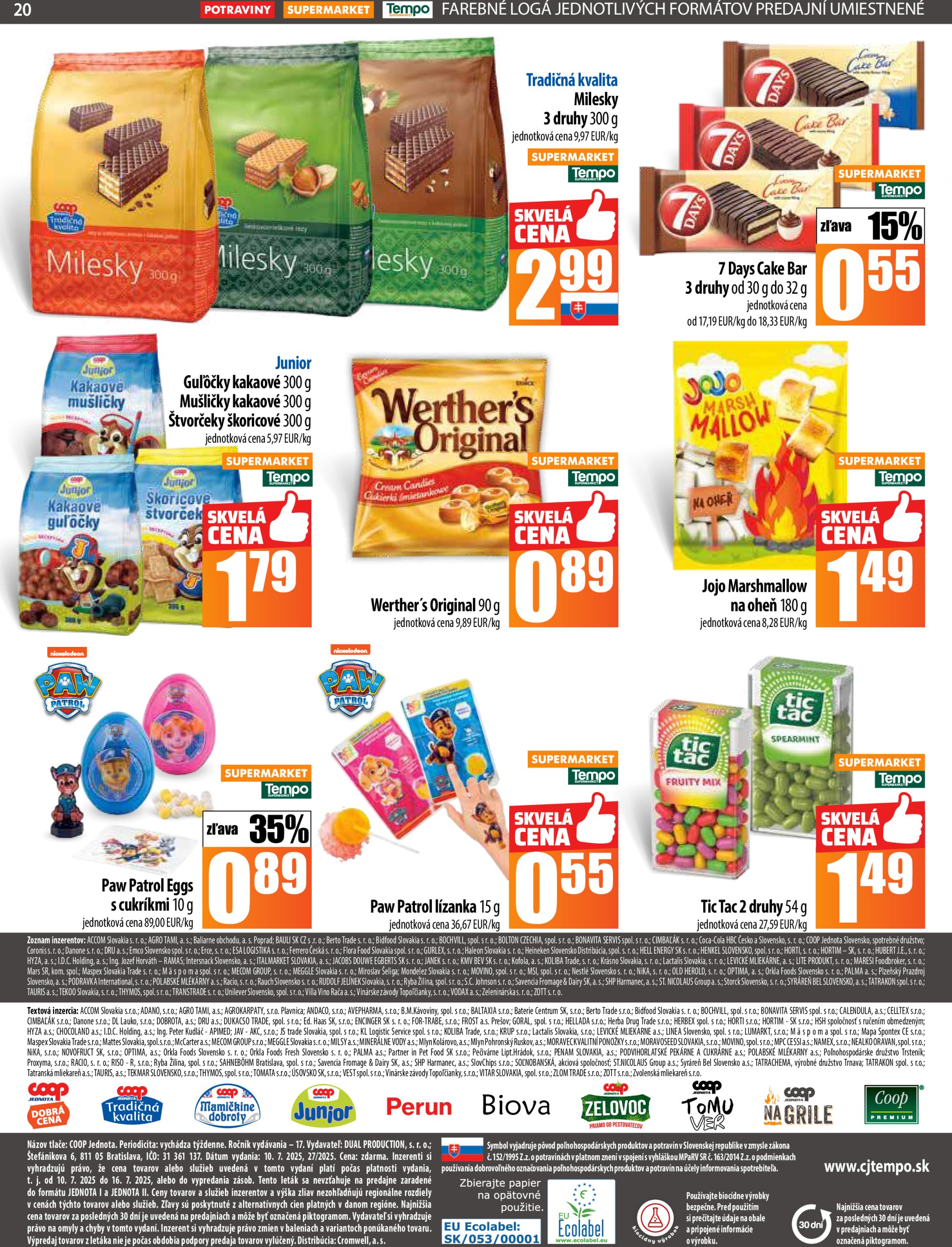 coop-jednota - Leták COOP Jednota platný od 10.07. do 16.07. - page: 20