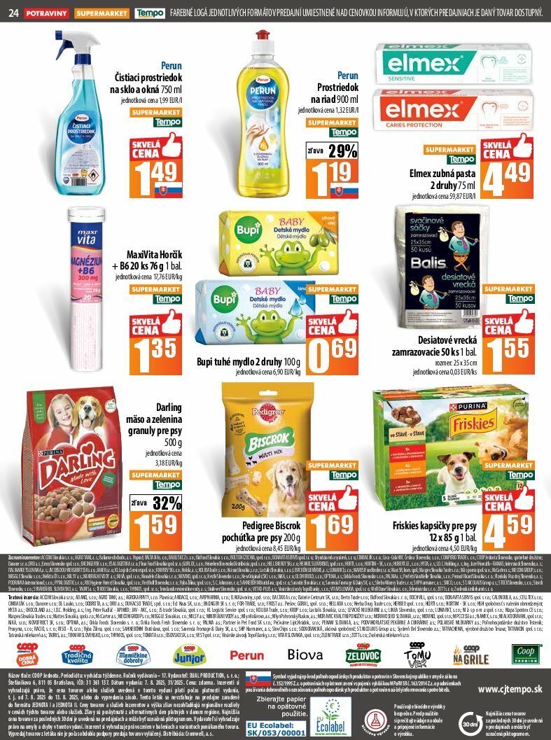 coop-jednota - Leták COOP Jednota platný od 07.08. do 13.08. - page: 24