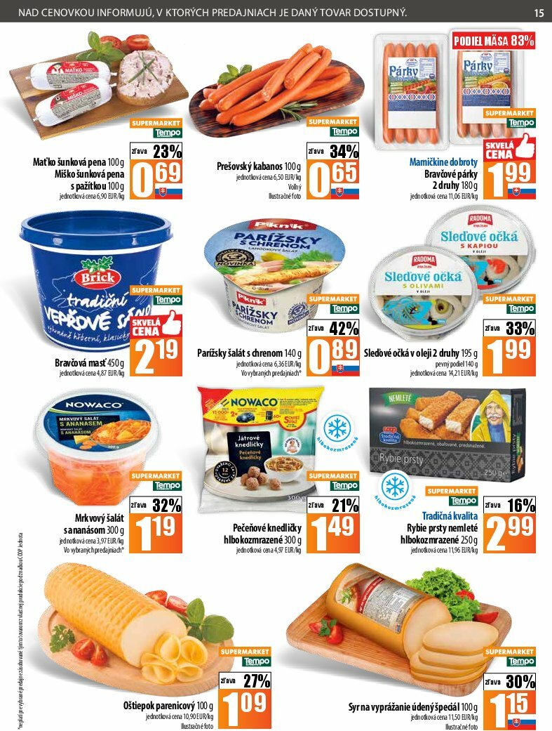 coop-jednota - Leták COOP Jednota platný od 07.08. do 13.08. - page: 15