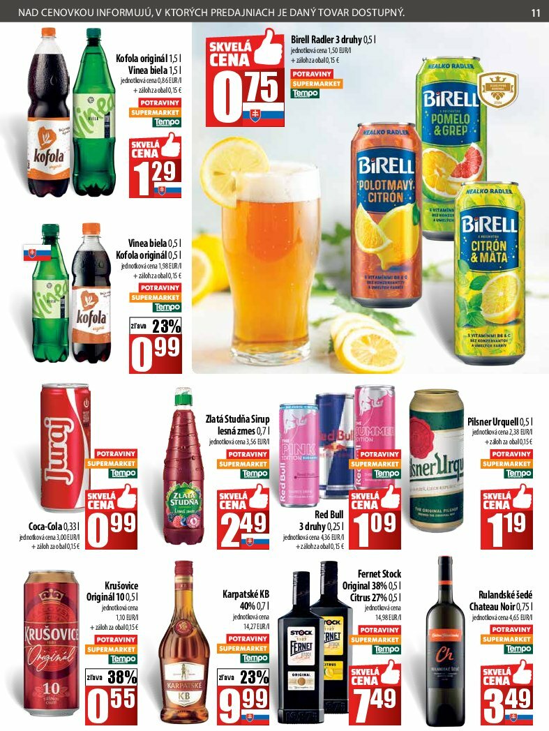 coop-jednota - Leták COOP Jednota platný od 07.08. do 13.08. - page: 11
