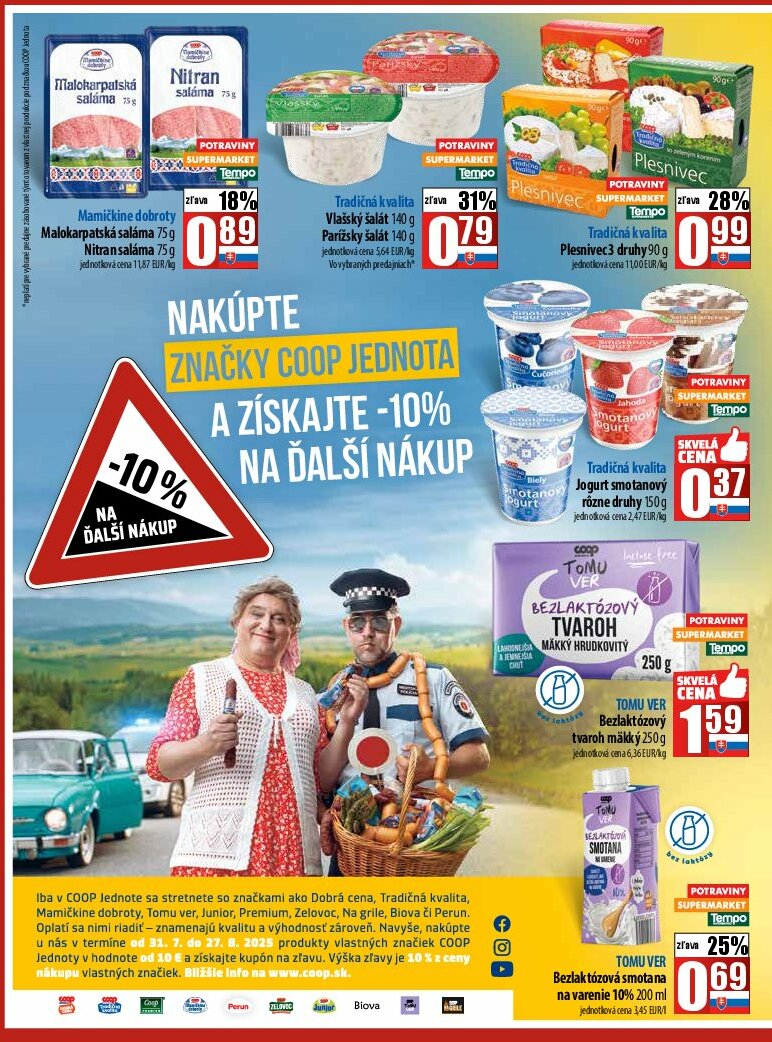 coop-jednota - Leták COOP Jednota platný od 07.08. do 13.08. - page: 2