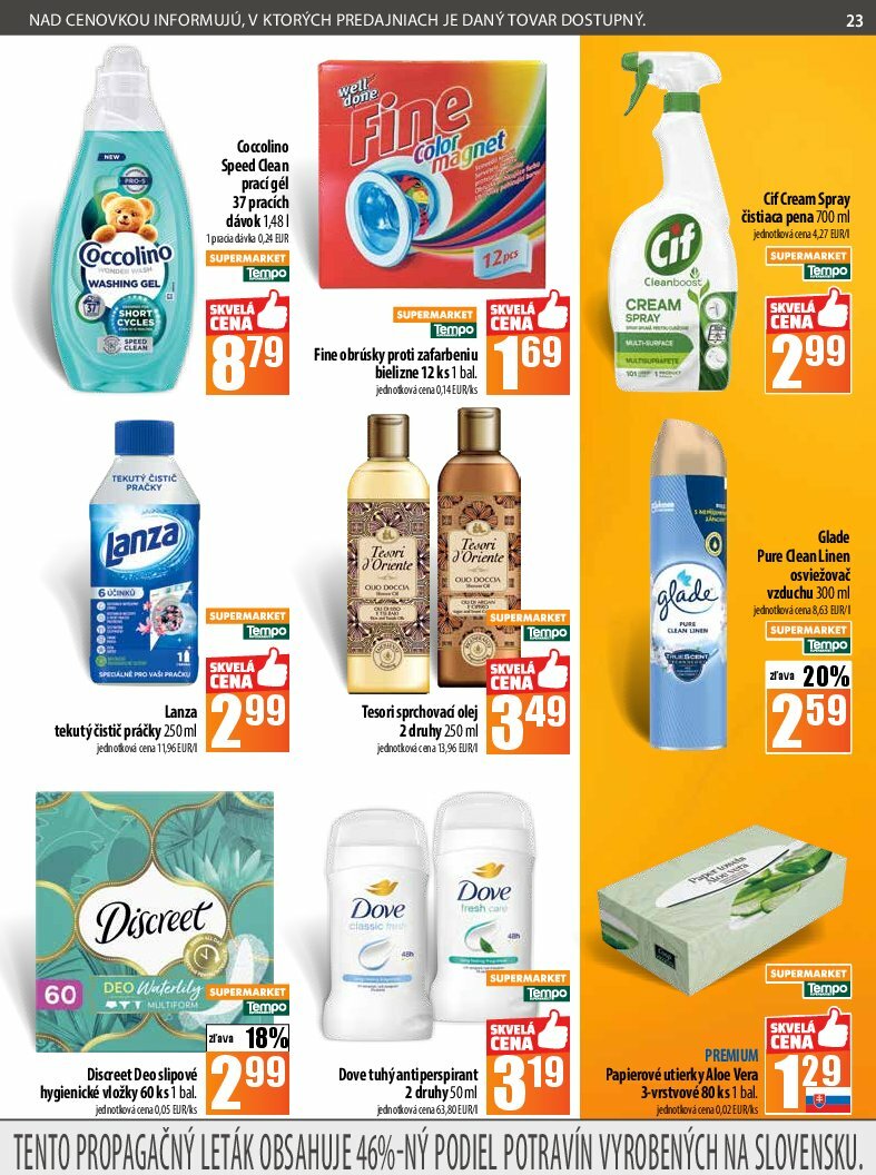coop-jednota - Leták COOP Jednota platný od 07.08. do 13.08. - page: 23