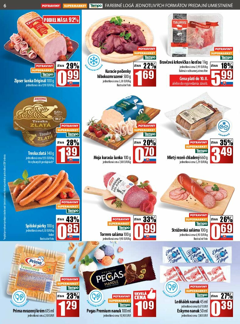 coop-jednota - Leták COOP Jednota platný od 07.08. do 13.08. - page: 6