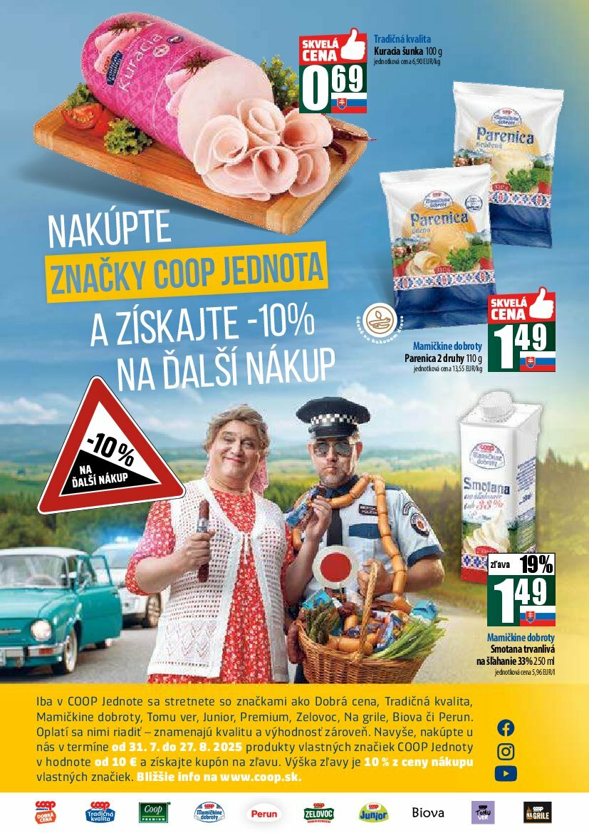 coop-jednota - Leták COOP Jednota - Tempo platný od 14.08. do 20.08. - page: 2 coop-jednota - Leták COOP Jednota - Tempo platný od 14.08. do 20.08. - page: 2