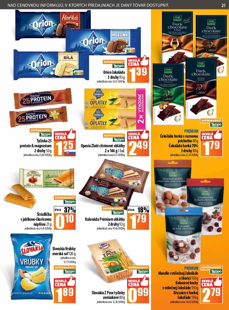 coop-jednota - Leták COOP Jednota platný od 14.08. do 20.08. - page: 21