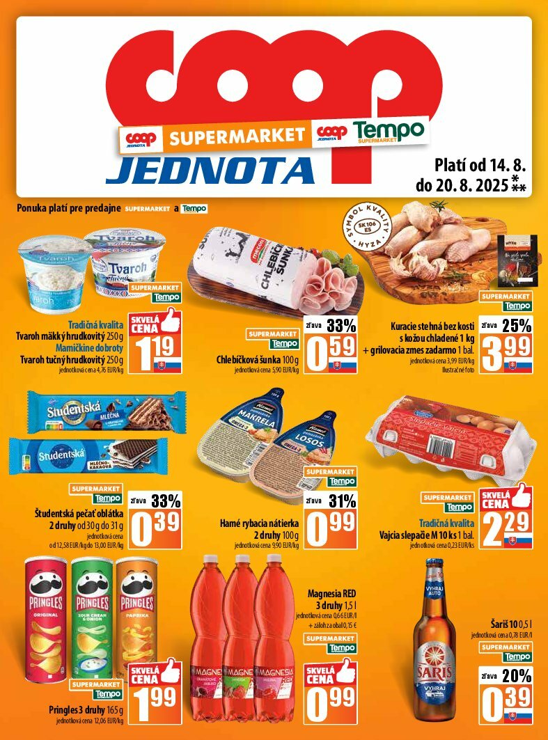 coop-jednota - Leták COOP Jednota platný od 14.08. do 20.08. - page: 13