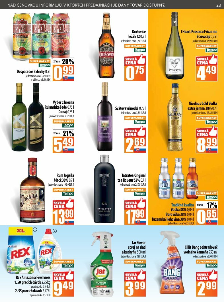 coop-jednota - Leták COOP Jednota platný od 14.08. do 20.08. - page: 23