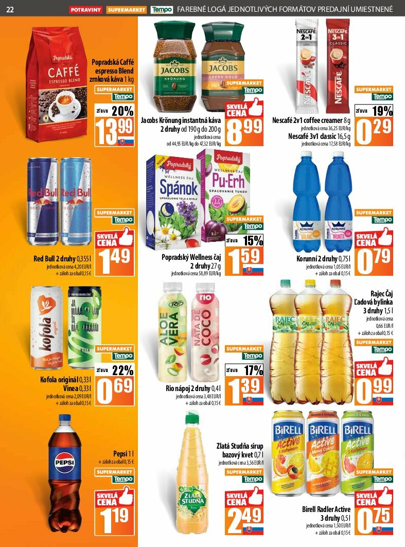 coop-jednota - Leták COOP Jednota platný od 14.08. do 20.08. - page: 22
