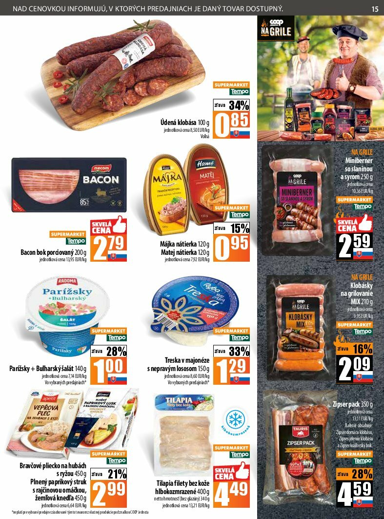 coop-jednota - Leták COOP Jednota platný od 14.08. do 20.08. - page: 15