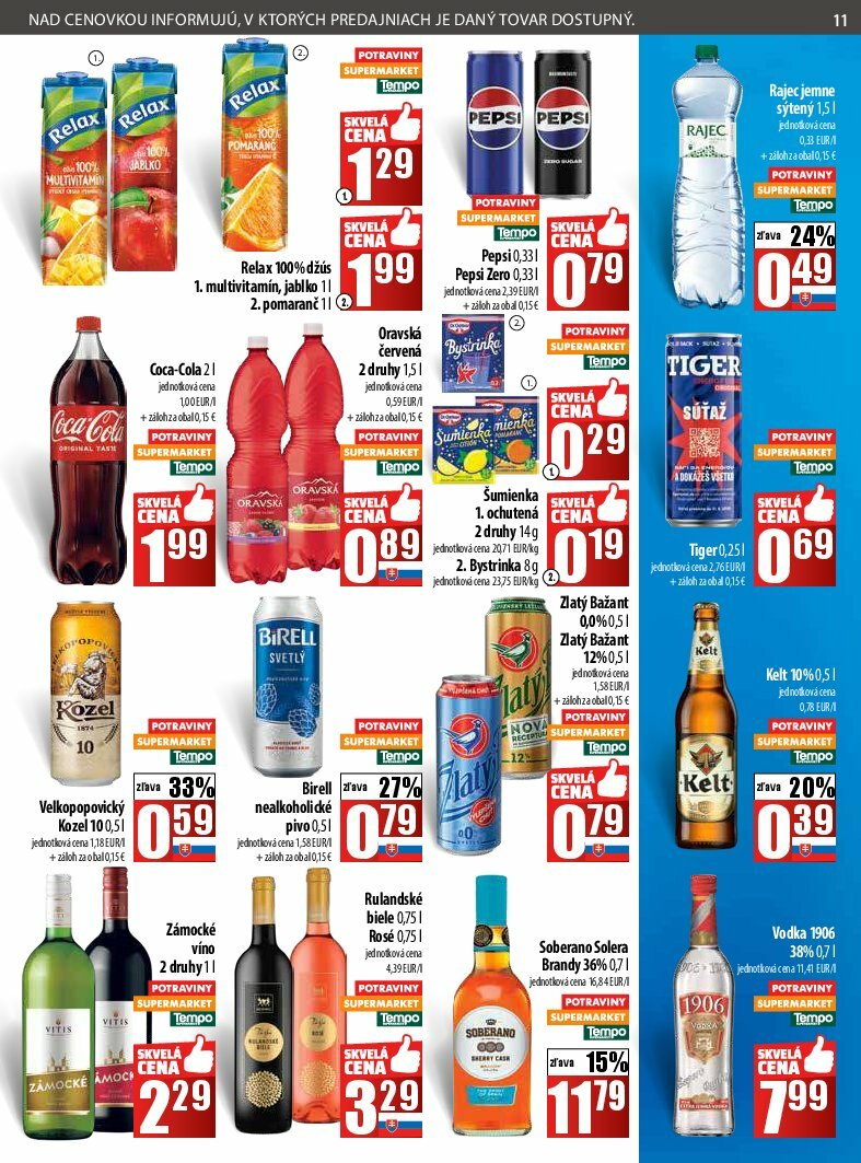 coop-jednota - Leták COOP Jednota platný od 14.08. do 20.08. - page: 11