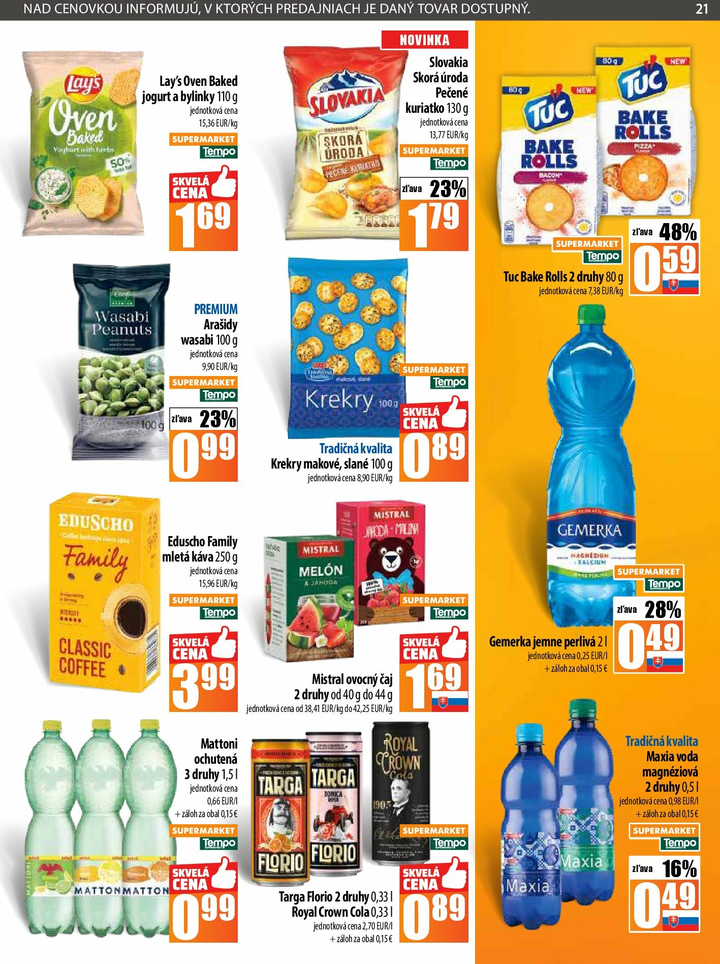 coop-jednota - Leták COOP Jednota platný od 21.08. do 27.08. - page: 21