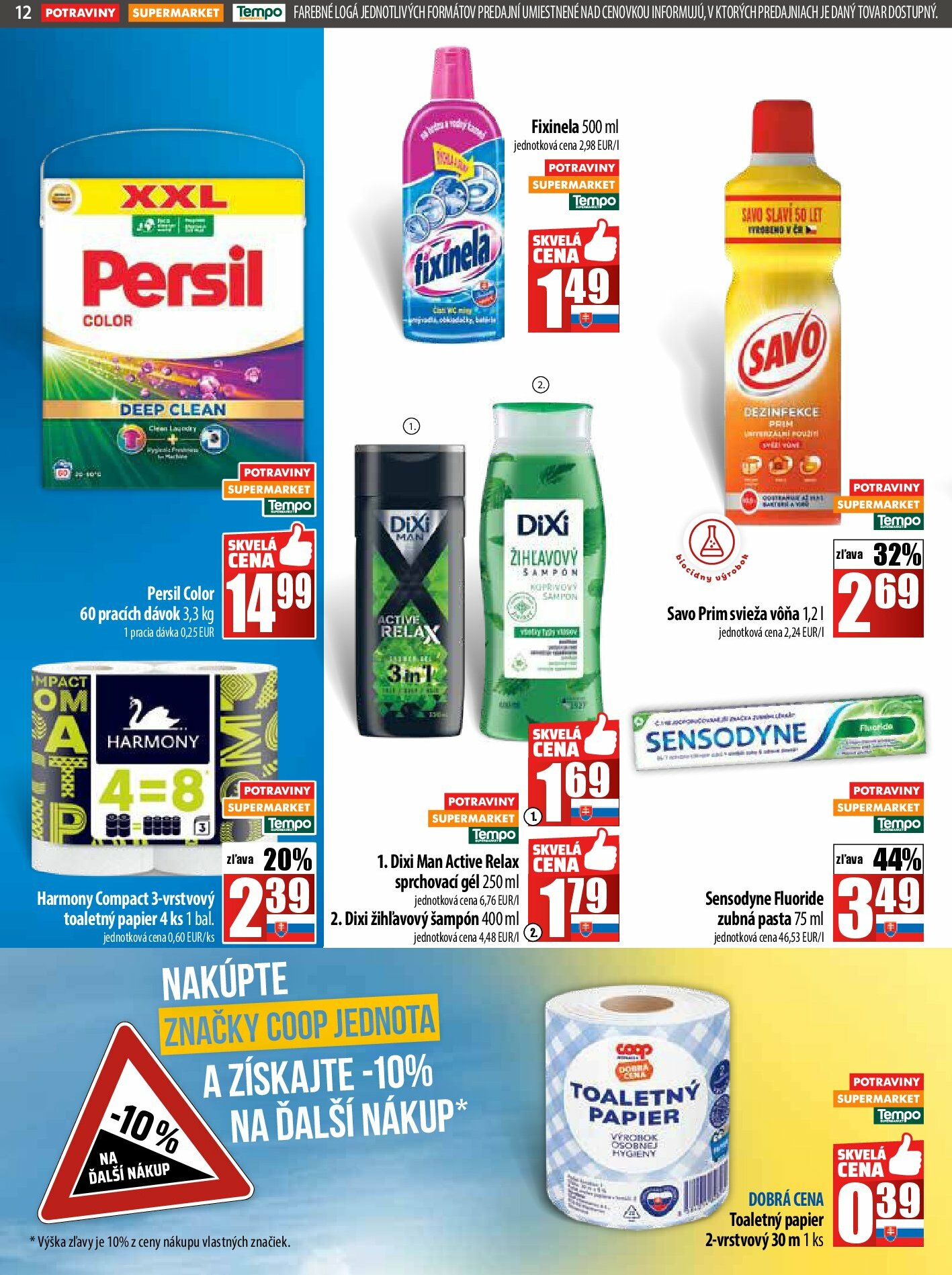 coop-jednota - Leták COOP Jednota platný od 21.08. do 27.08. - page: 12
