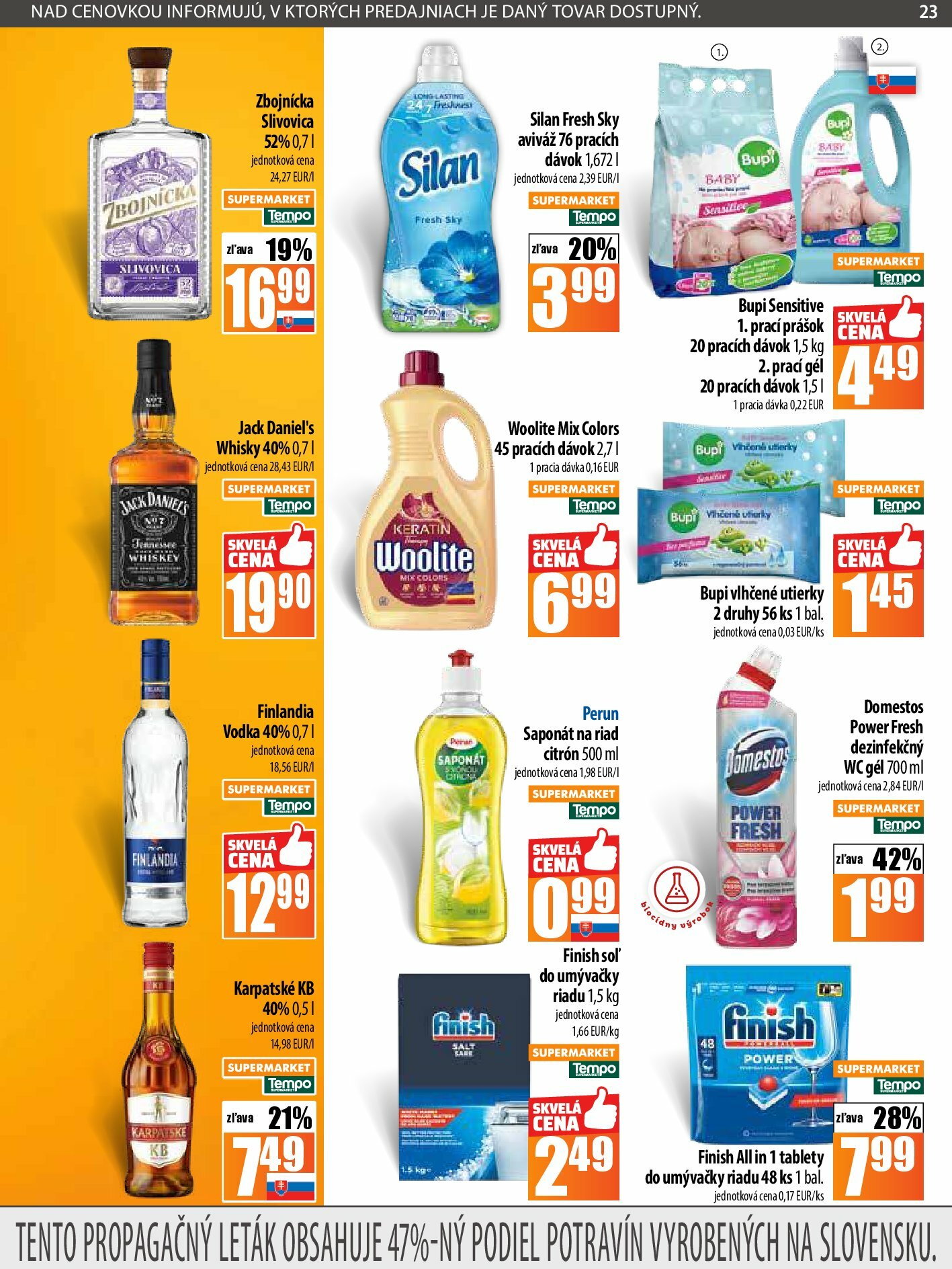 coop-jednota - Leták COOP Jednota platný od 21.08. do 27.08. - page: 23