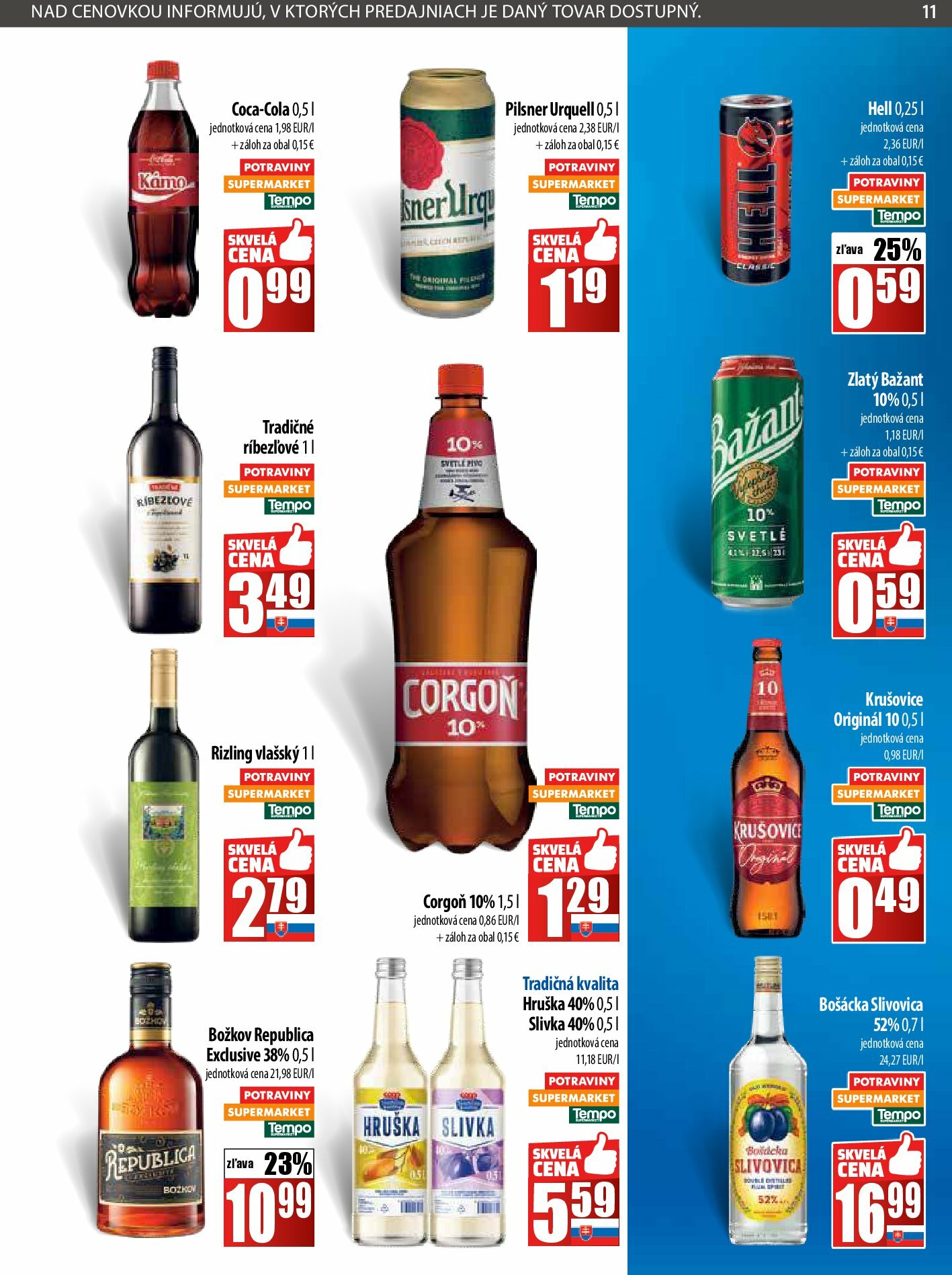 coop-jednota - Leták COOP Jednota platný od 21.08. do 27.08. - page: 11