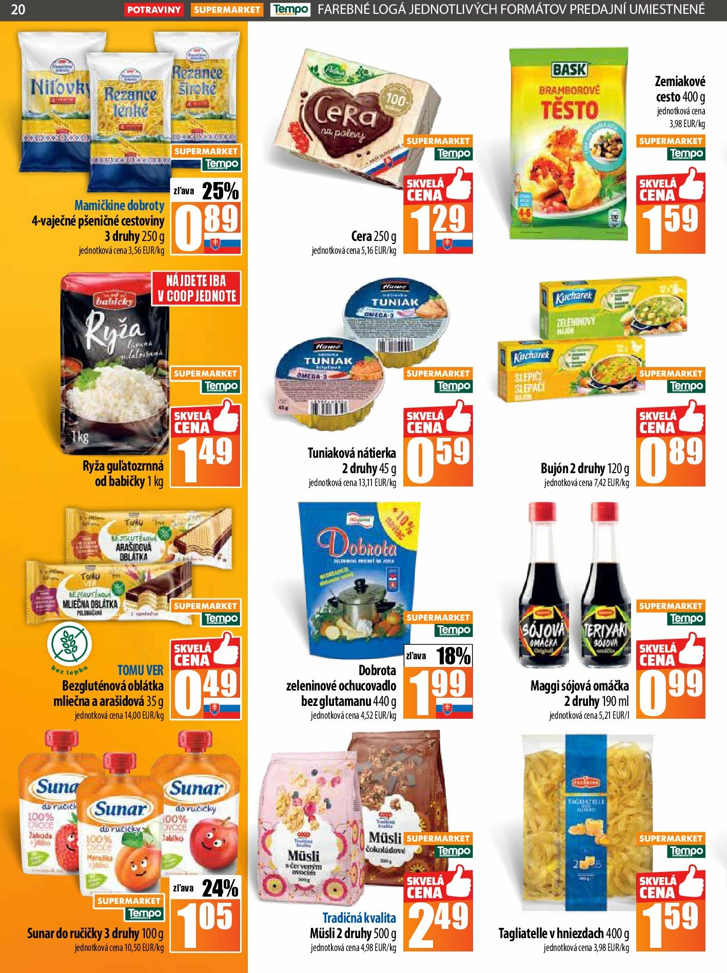 coop-jednota - Leták COOP Jednota platný od 21.08. do 27.08. - page: 20