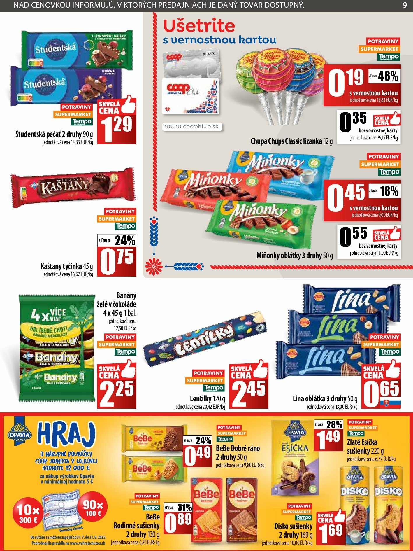 coop-jednota - Leták COOP Jednota platný od 21.08. do 27.08. - page: 9