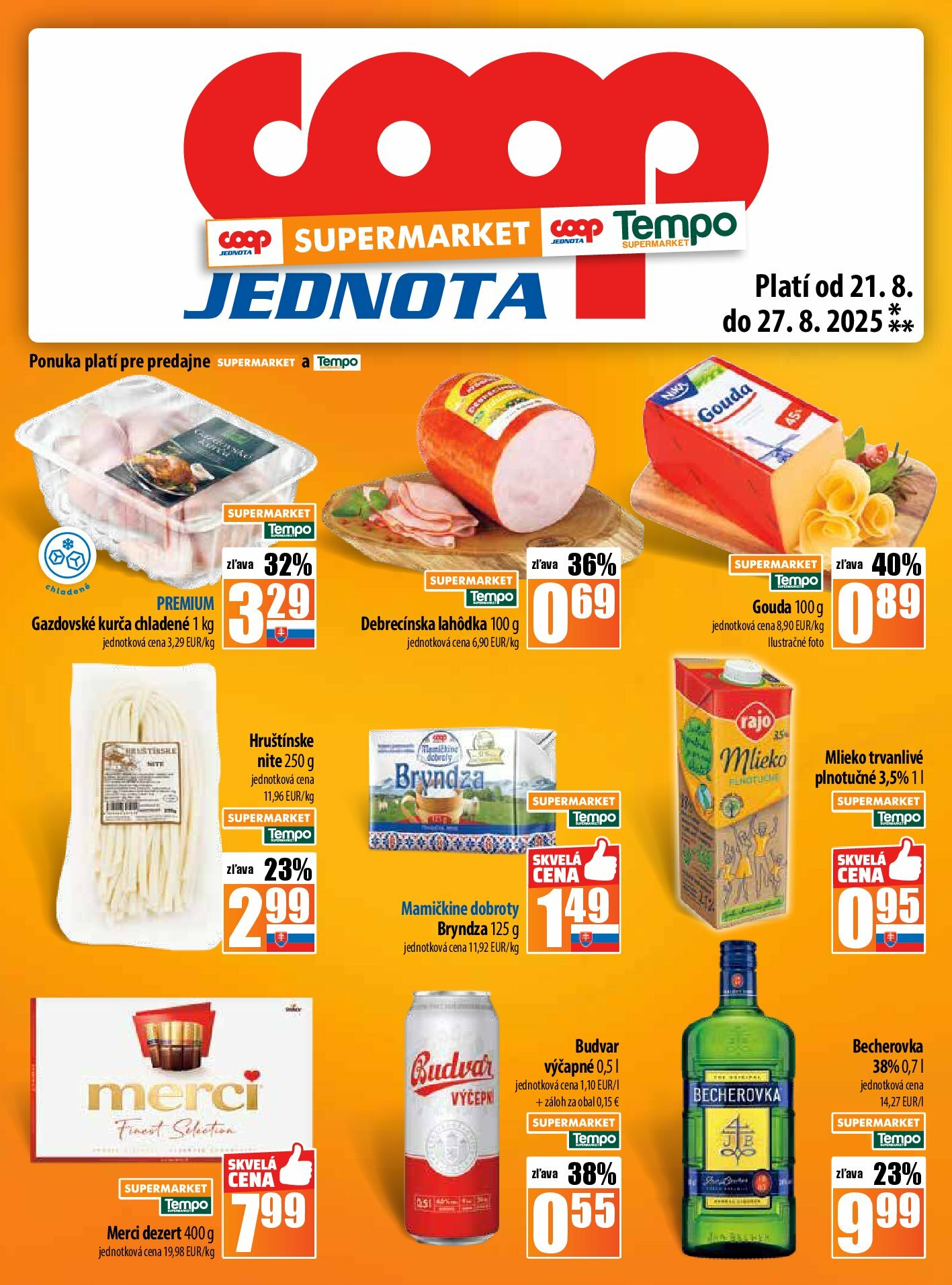 coop-jednota - Leták COOP Jednota platný od 21.08. do 27.08. - page: 13