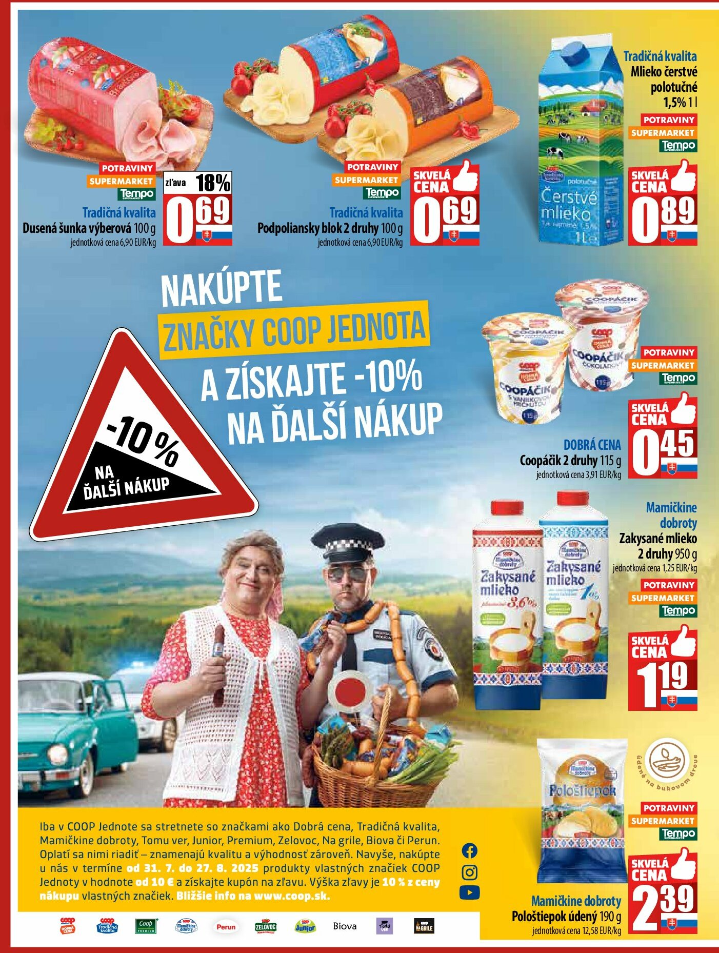 coop-jednota - Leták COOP Jednota platný od 21.08. do 27.08. - page: 2