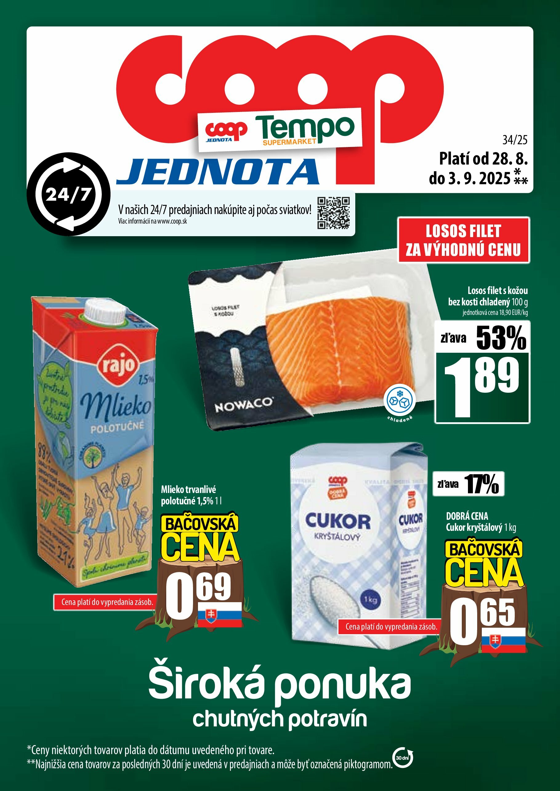 coop-jednota - Leták COOP Jednota - Tempo platný od 28.08. do 03.09. - page: 1 coop-jednota - Leták COOP Jednota - Tempo platný od 28.08. do 03.09. - page: 1