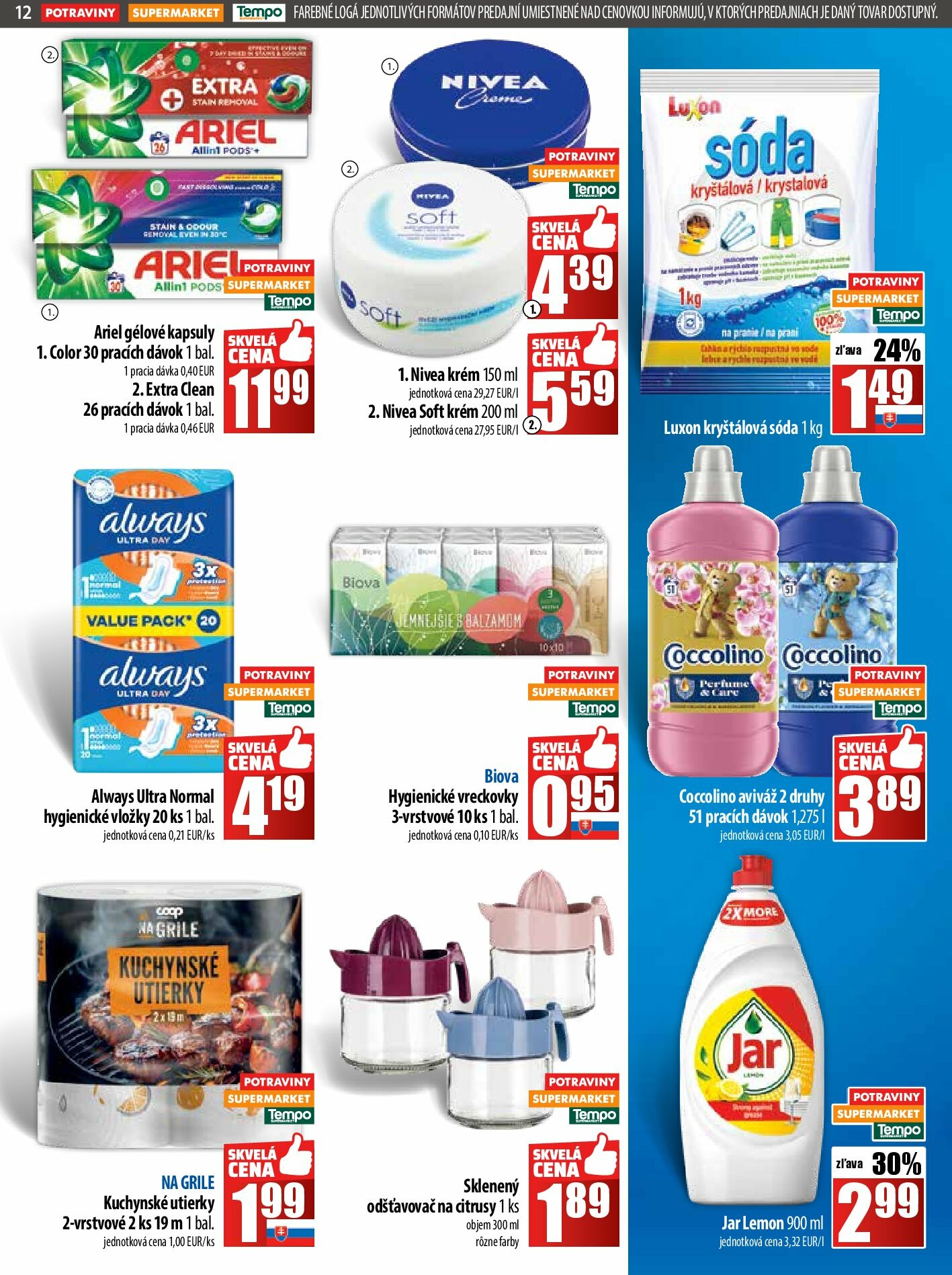 coop-jednota - Leták COOP Jednota platný od 28.08. do 03.09. - page: 12