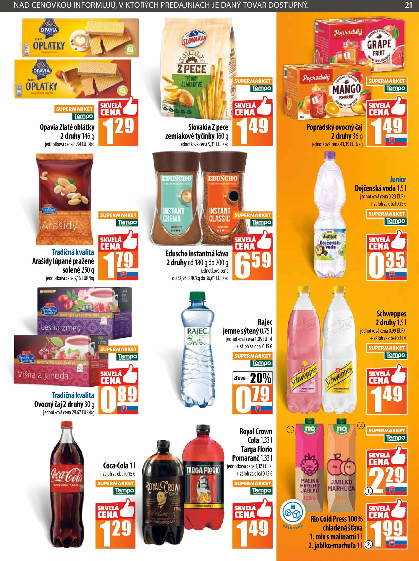 coop-jednota - Leták COOP Jednota platný od 28.08. do 03.09. - page: 21