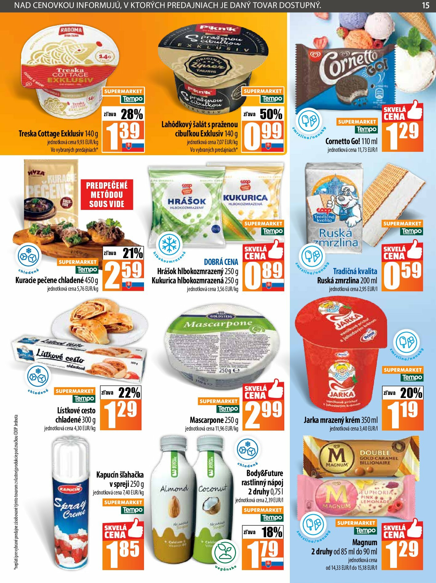 coop-jednota - Leták COOP Jednota platný od 28.08. do 03.09. - page: 15