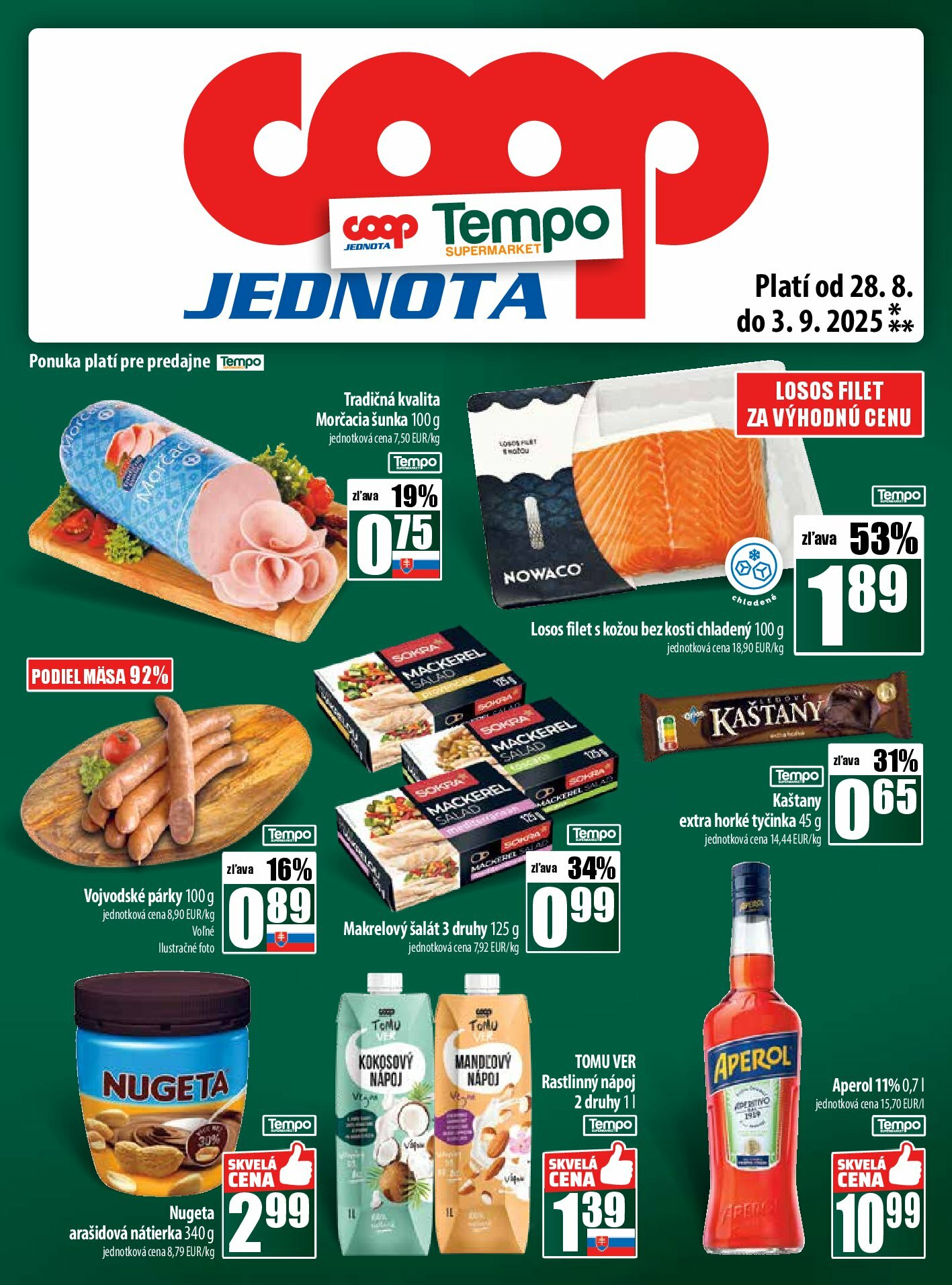 coop-jednota - Leták COOP Jednota platný od 28.08. do 03.09. - page: 25