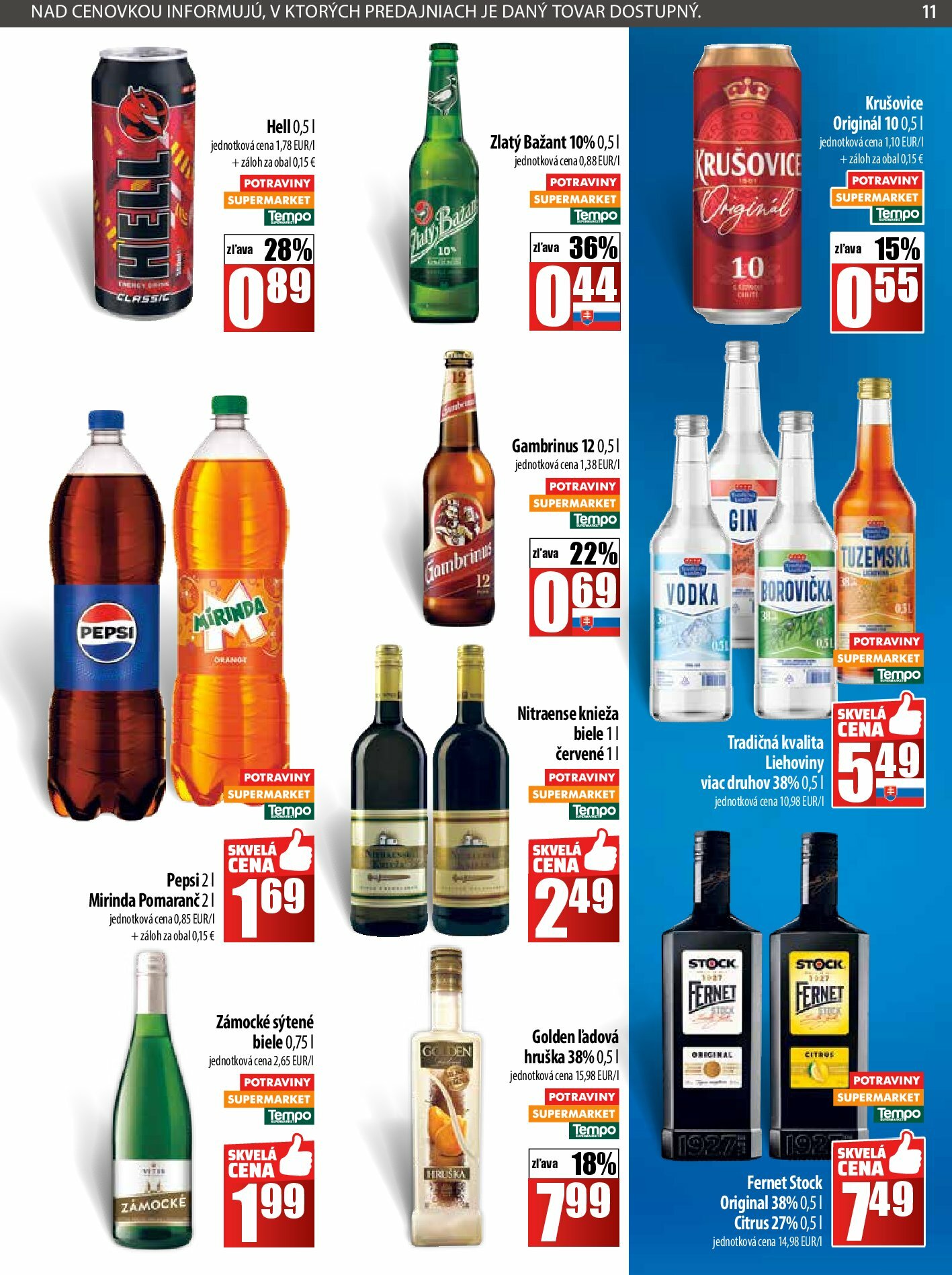coop-jednota - Leták COOP Jednota platný od 28.08. do 03.09. - page: 11
