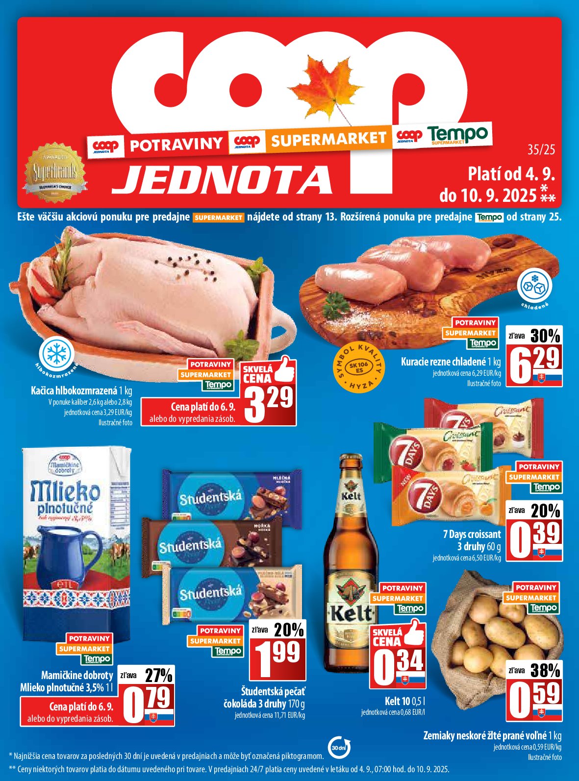 coop-jednota - Leták COOP Jednota platný od 04.09. do 10.09.