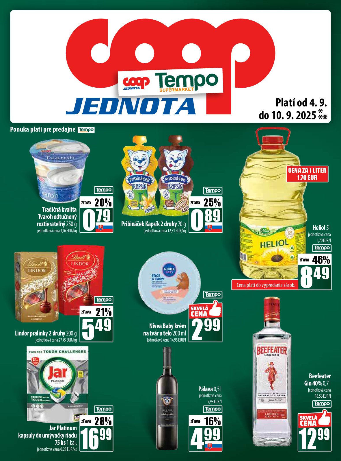 coop-jednota - Leták COOP Jednota platný od 04.09. do 10.09. - page: 25