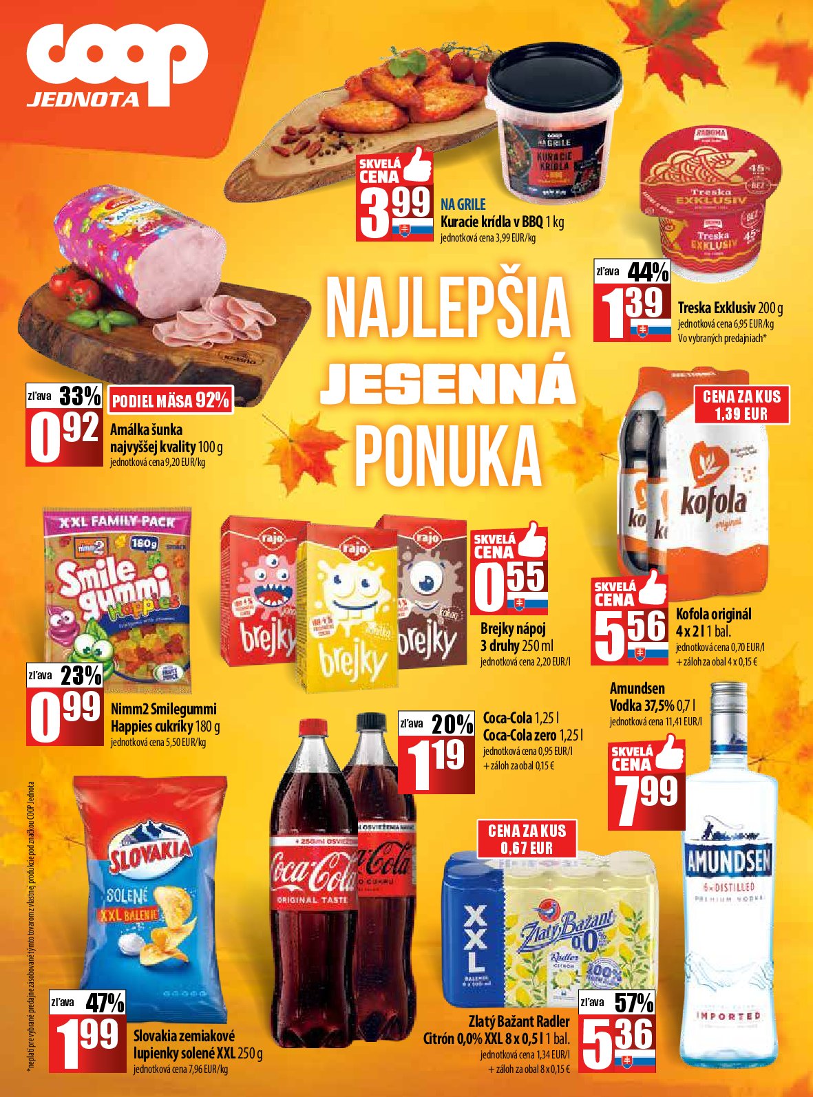 coop-jednota - Leták COOP Jednota - September plný výhodných cien platný od 04.09. do 24.09. - page: 8
