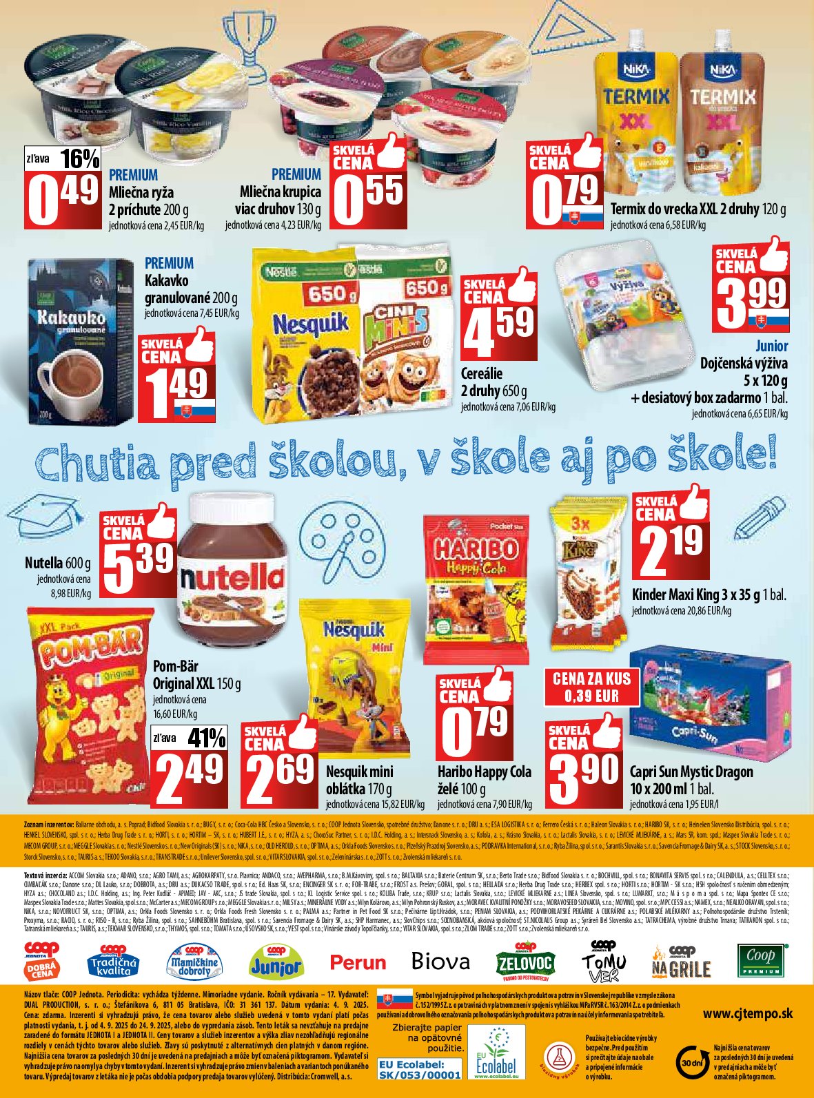 coop-jednota - Leták COOP Jednota - September plný výhodných cien platný od 04.09. do 24.09. - page: 6