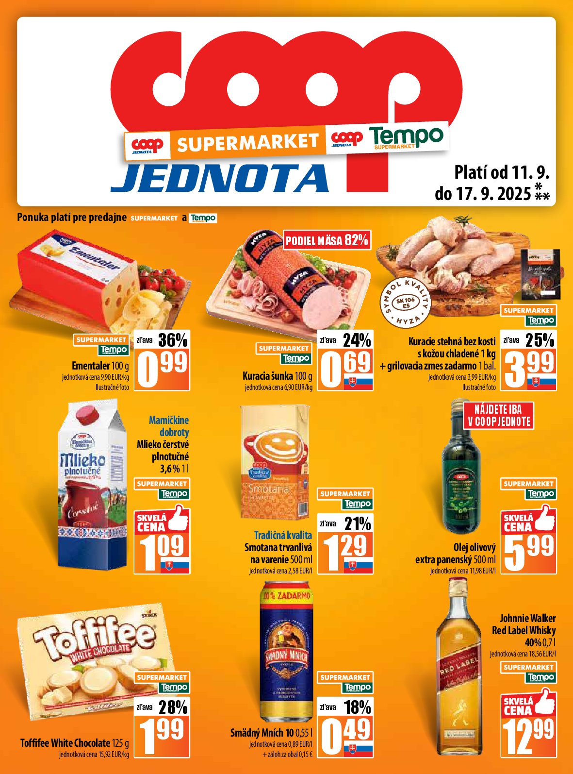 coop-jednota - Leták COOP Jednota platný od 11.09. do 17.09. - page: 13