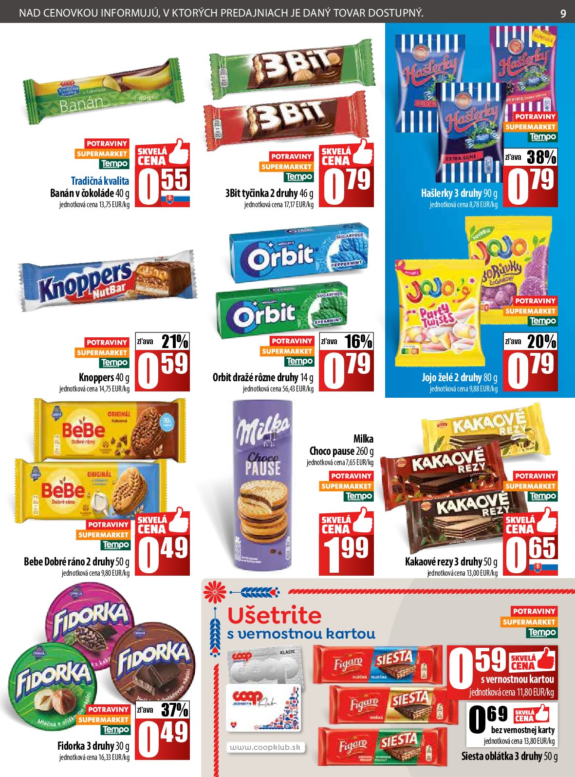 coop-jednota - Leták COOP Jednota platný od 11.09. do 17.09. - page: 9