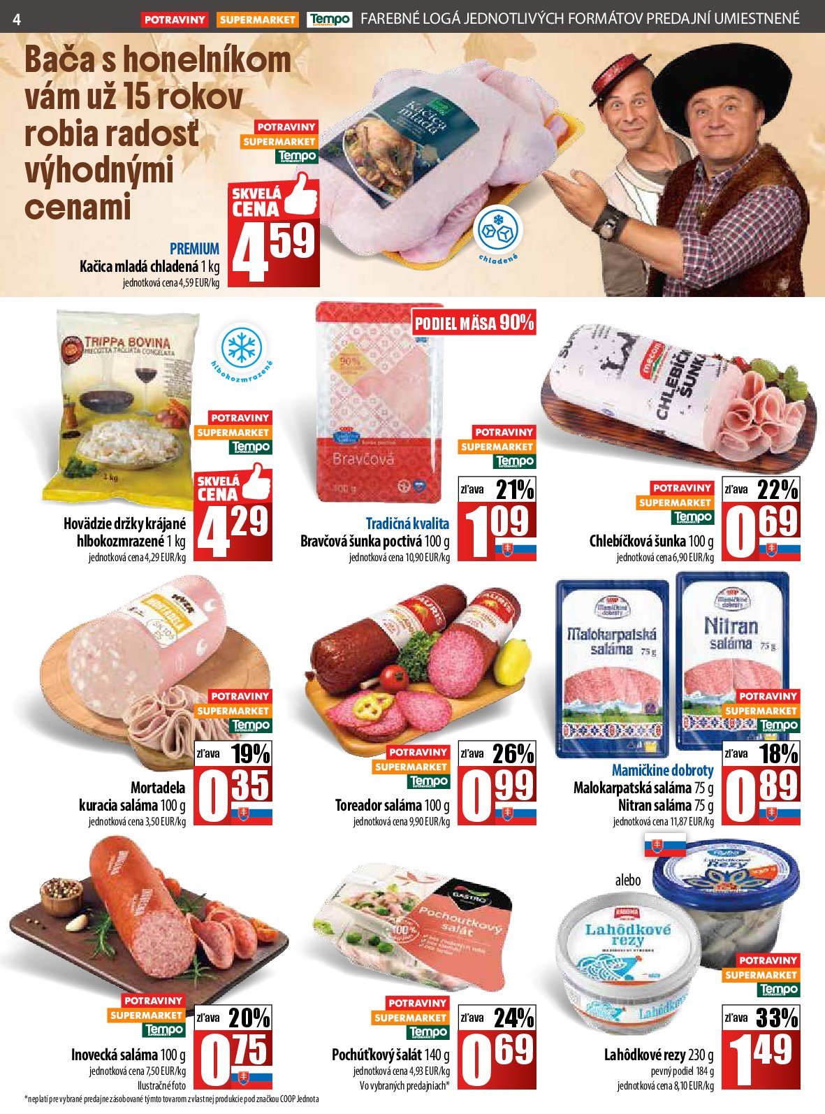 coop-jednota - Leták COOP Jednota platný od 11.09. do 17.09. - page: 4