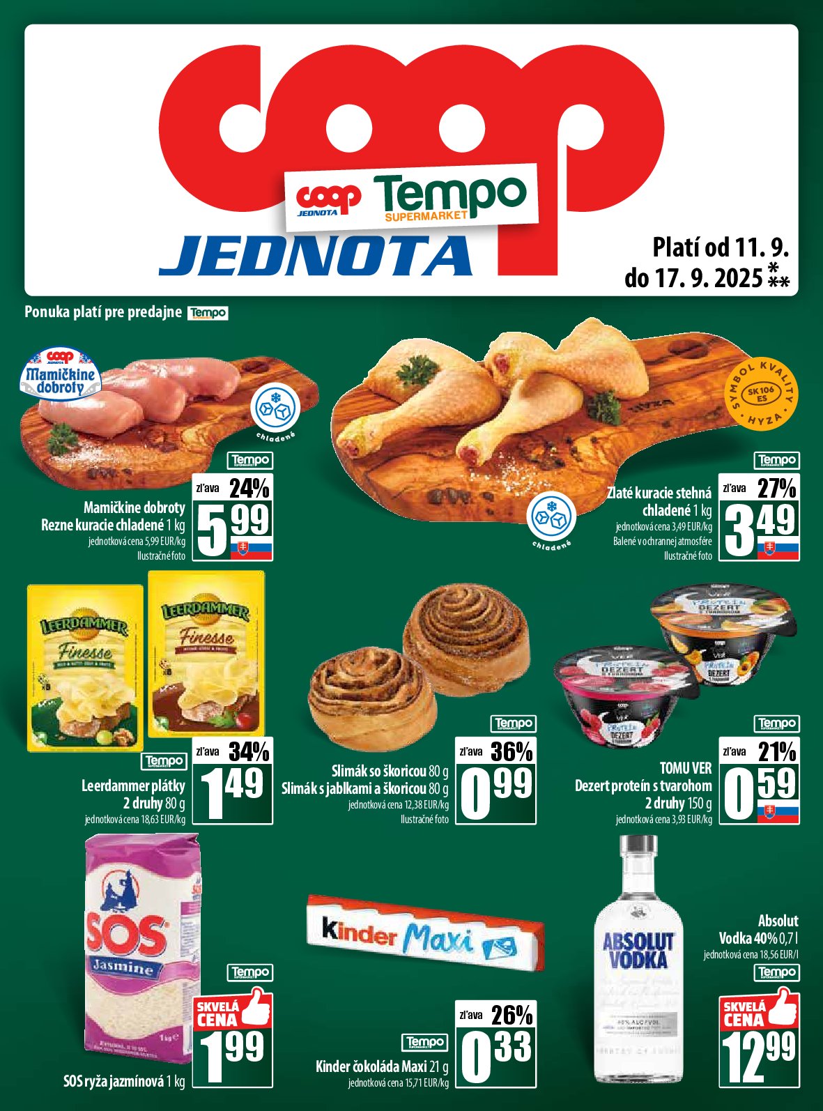 coop-jednota - Leták COOP Jednota platný od 11.09. do 17.09. - page: 25