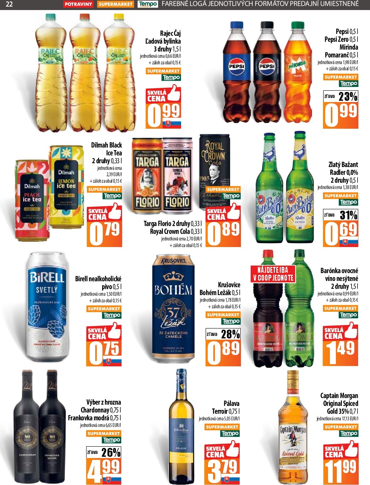 coop-jednota - Leták COOP Jednota platný od 18.09. do 24.09. - page: 22