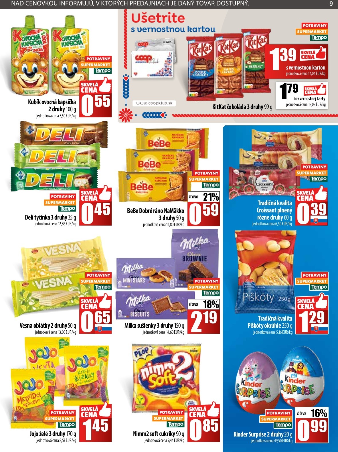 coop-jednota - Leták COOP Jednota platný od 18.09. do 24.09. - page: 9