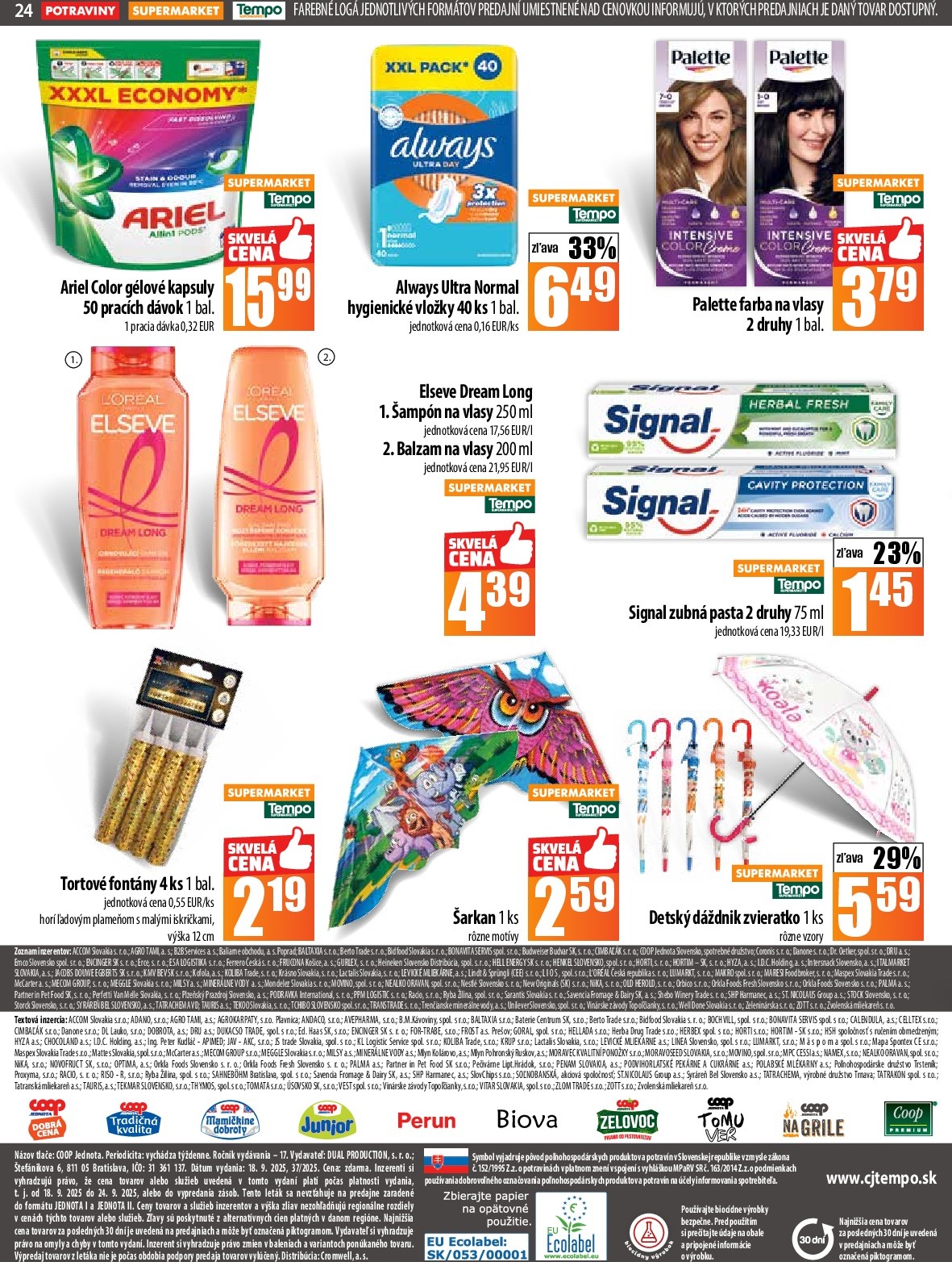 coop-jednota - Leták COOP Jednota platný od 18.09. do 24.09. - page: 24