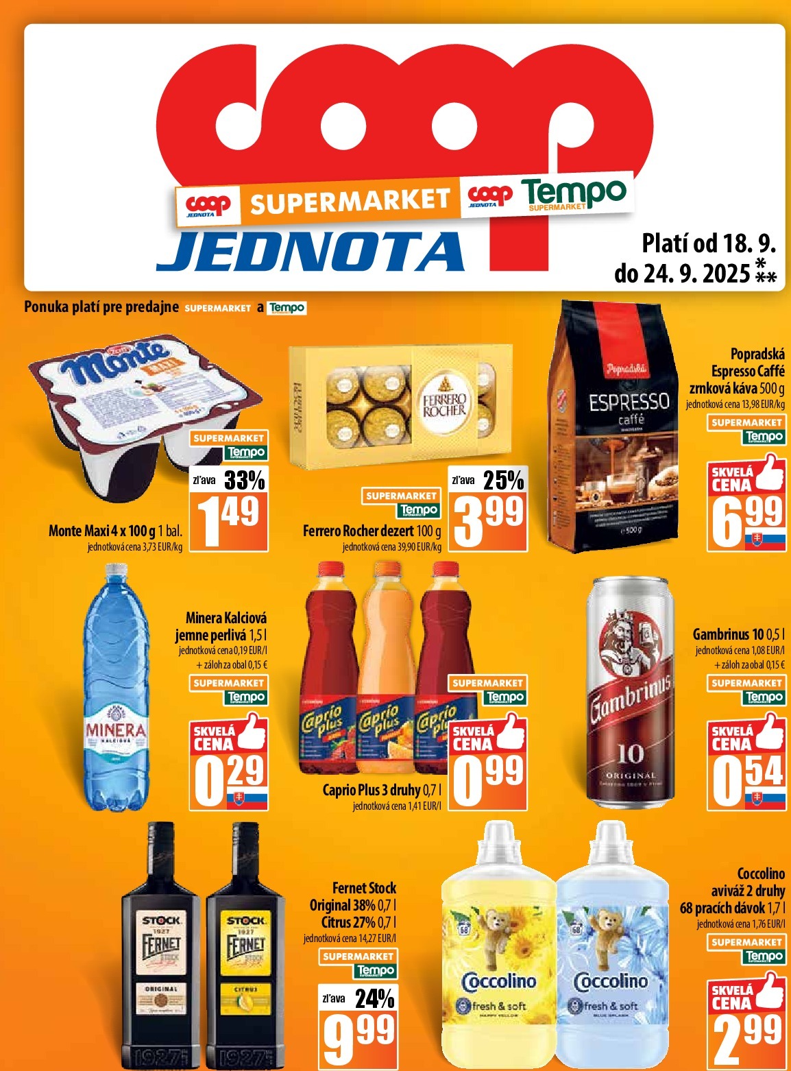 coop-jednota - Leták COOP Jednota platný od 18.09. do 24.09. - page: 13